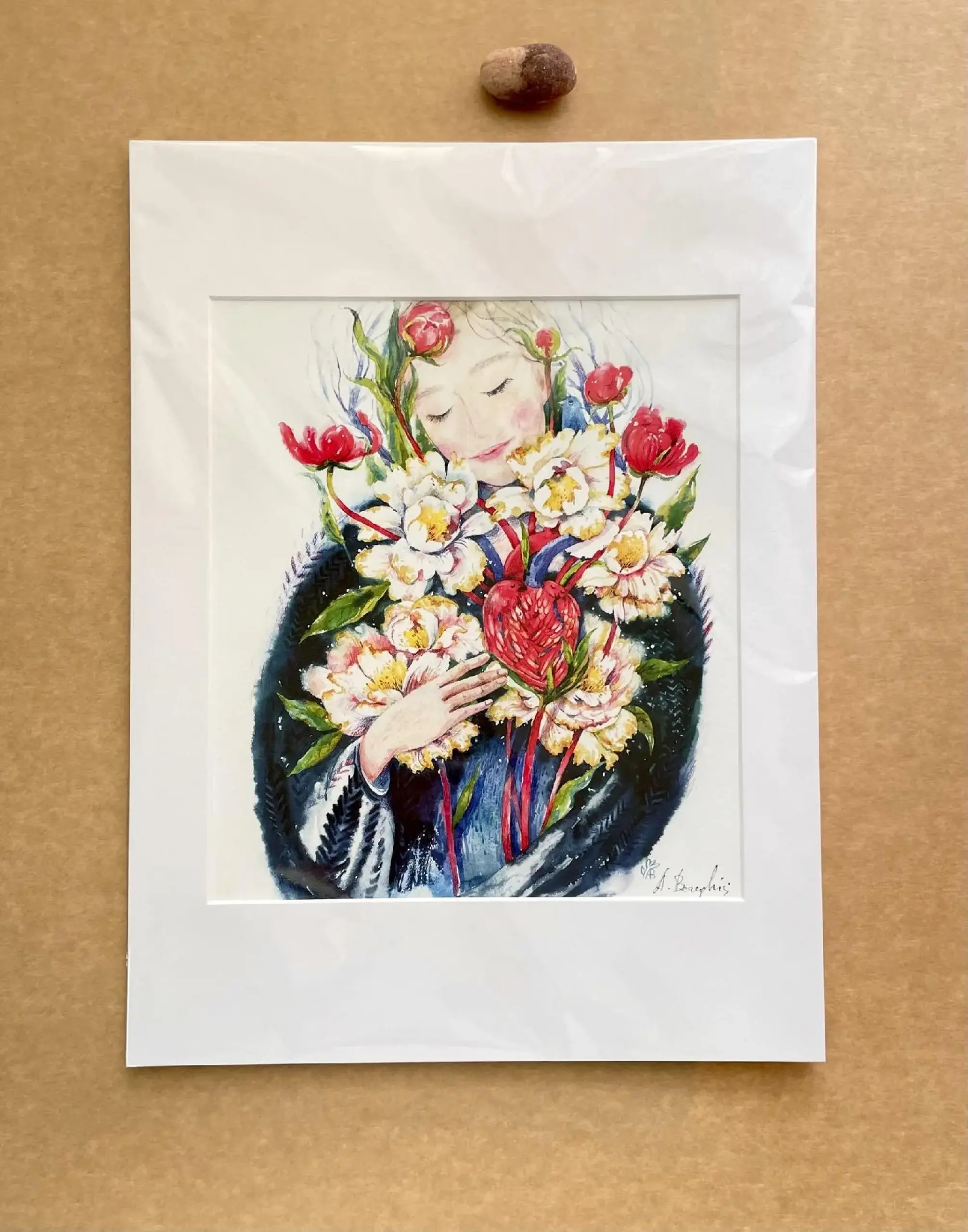 “Inima” A4 + Passepartout | ART PRINT
