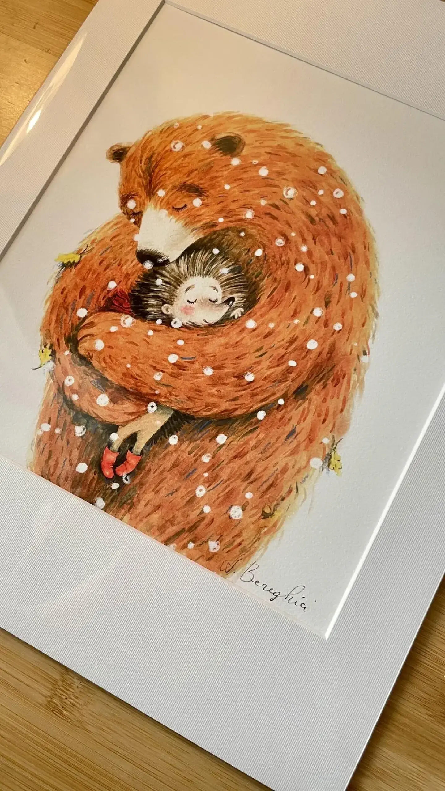 “Minunea Iarna” A4+ Passepartout | ART PRINT