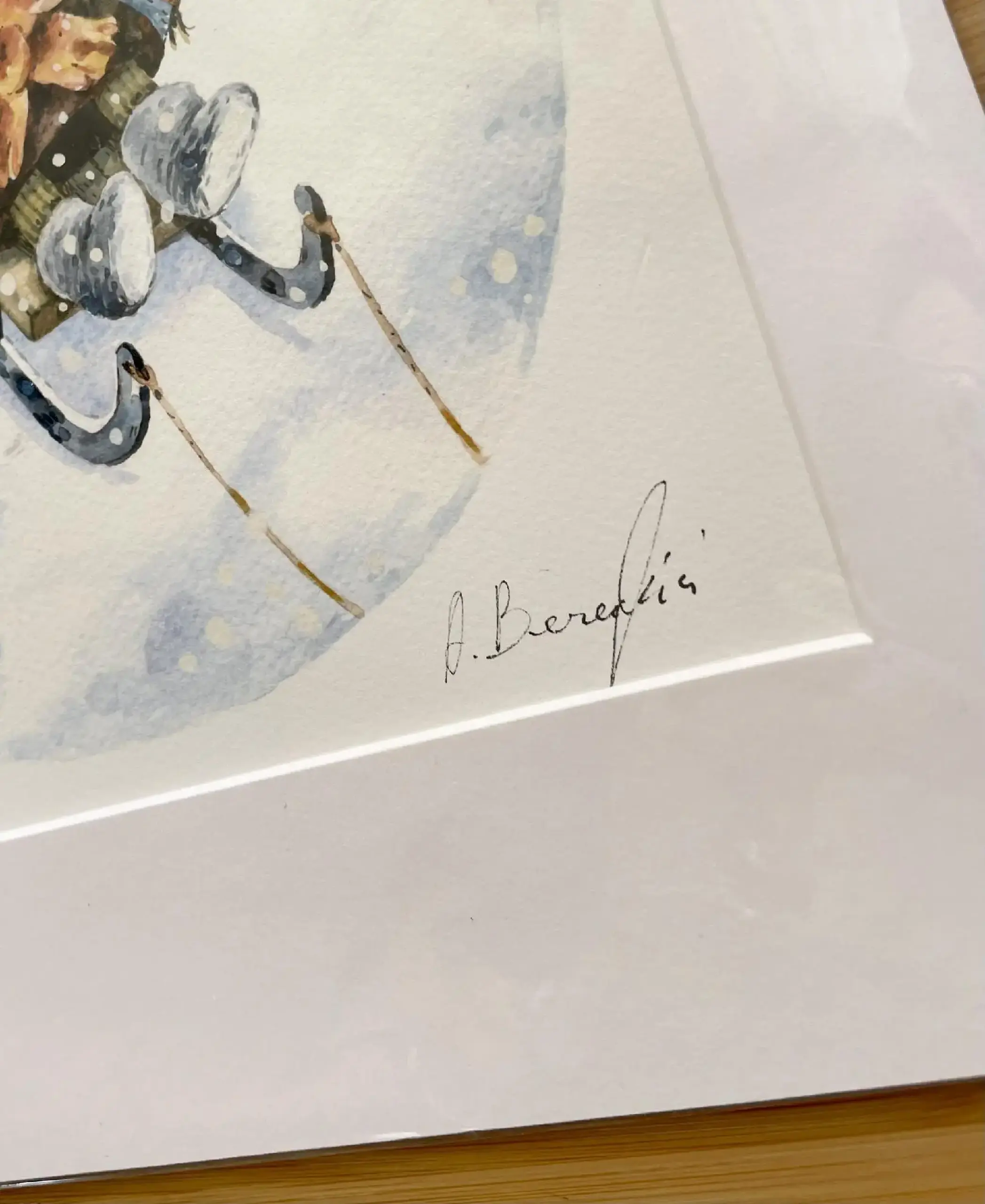 “Crăciunul” A4 + Passepartout | ART PRINT