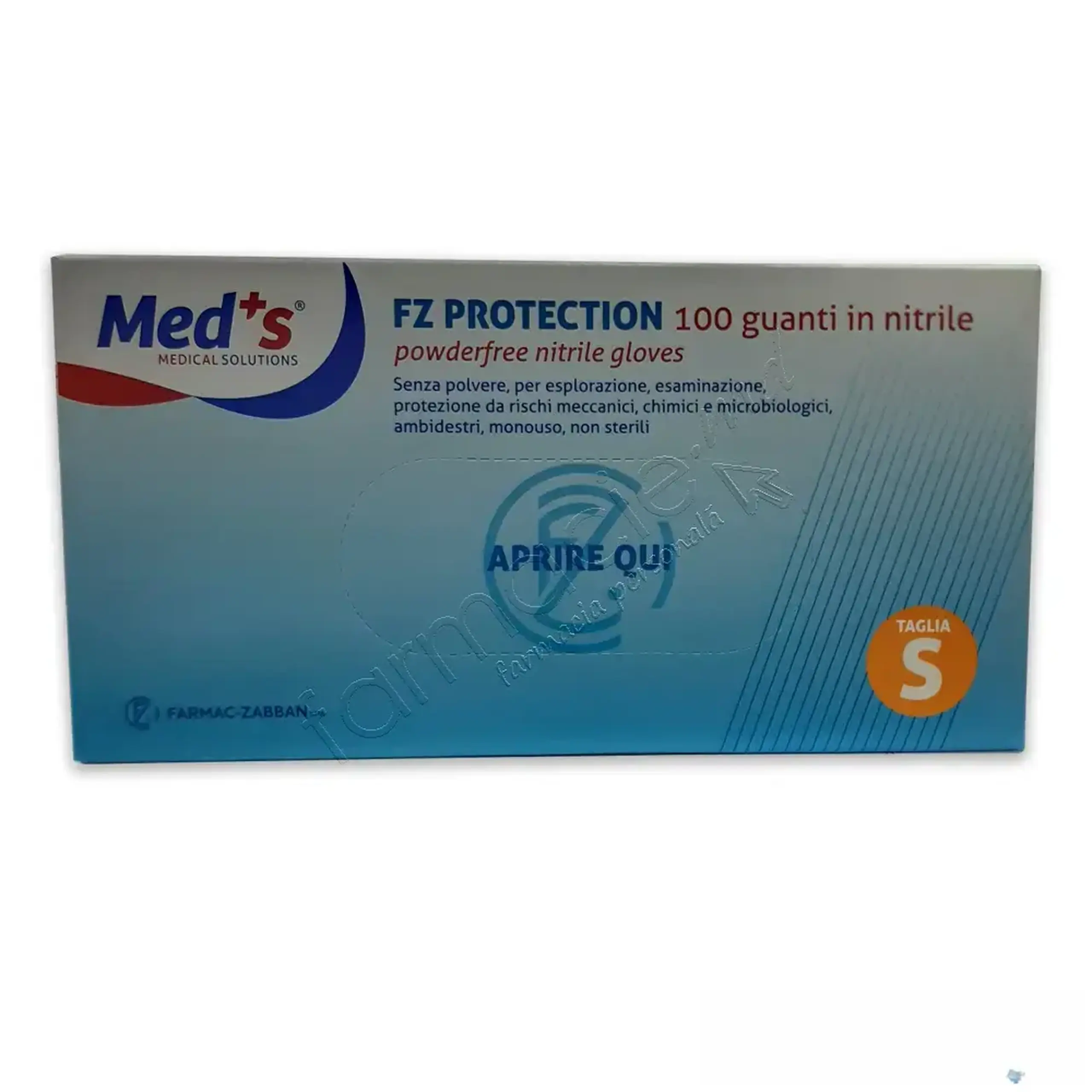 Manusi nesterile nitril Protection fara talc Small Med'S