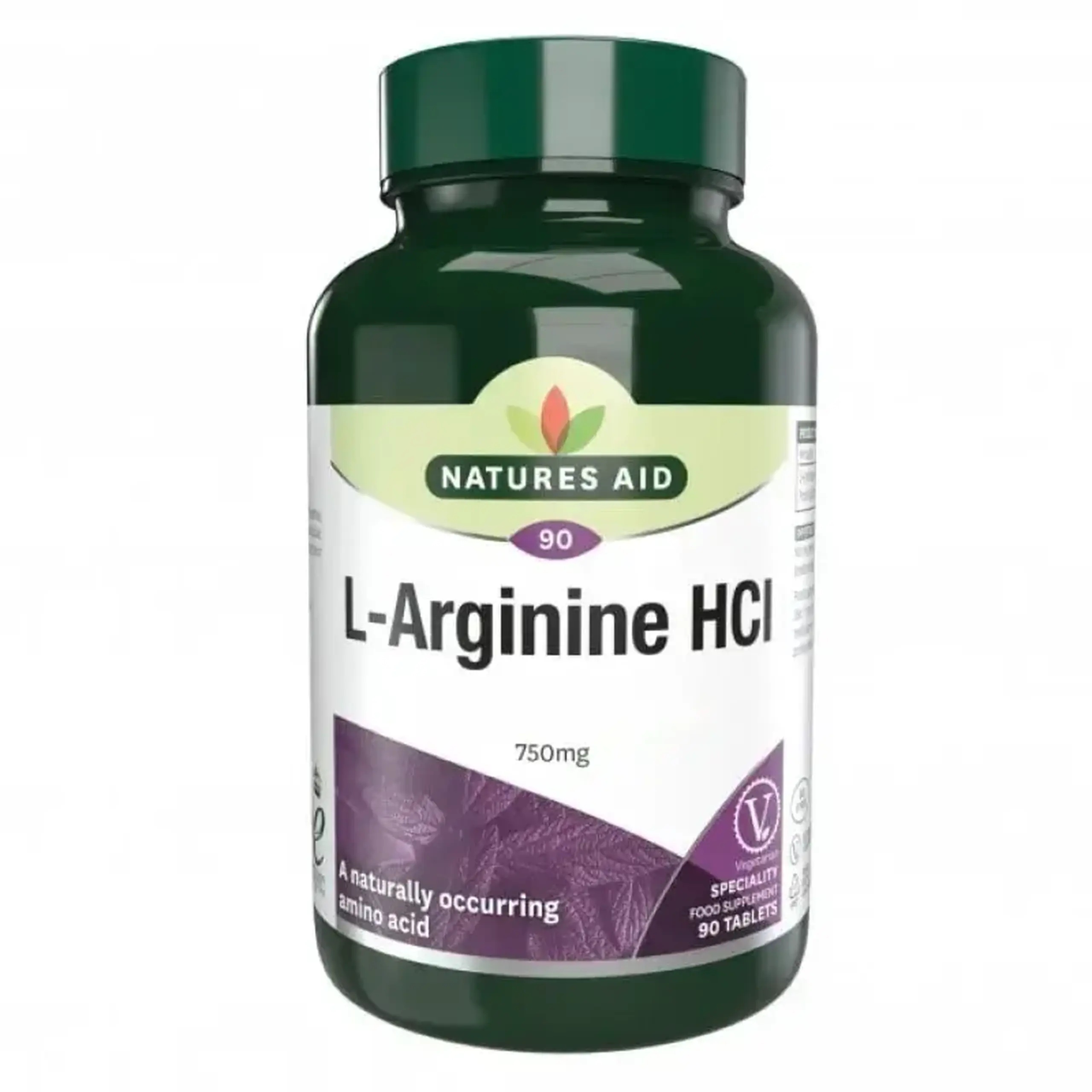L-Arginine HCL 750mg comp. N90 Natures Aid