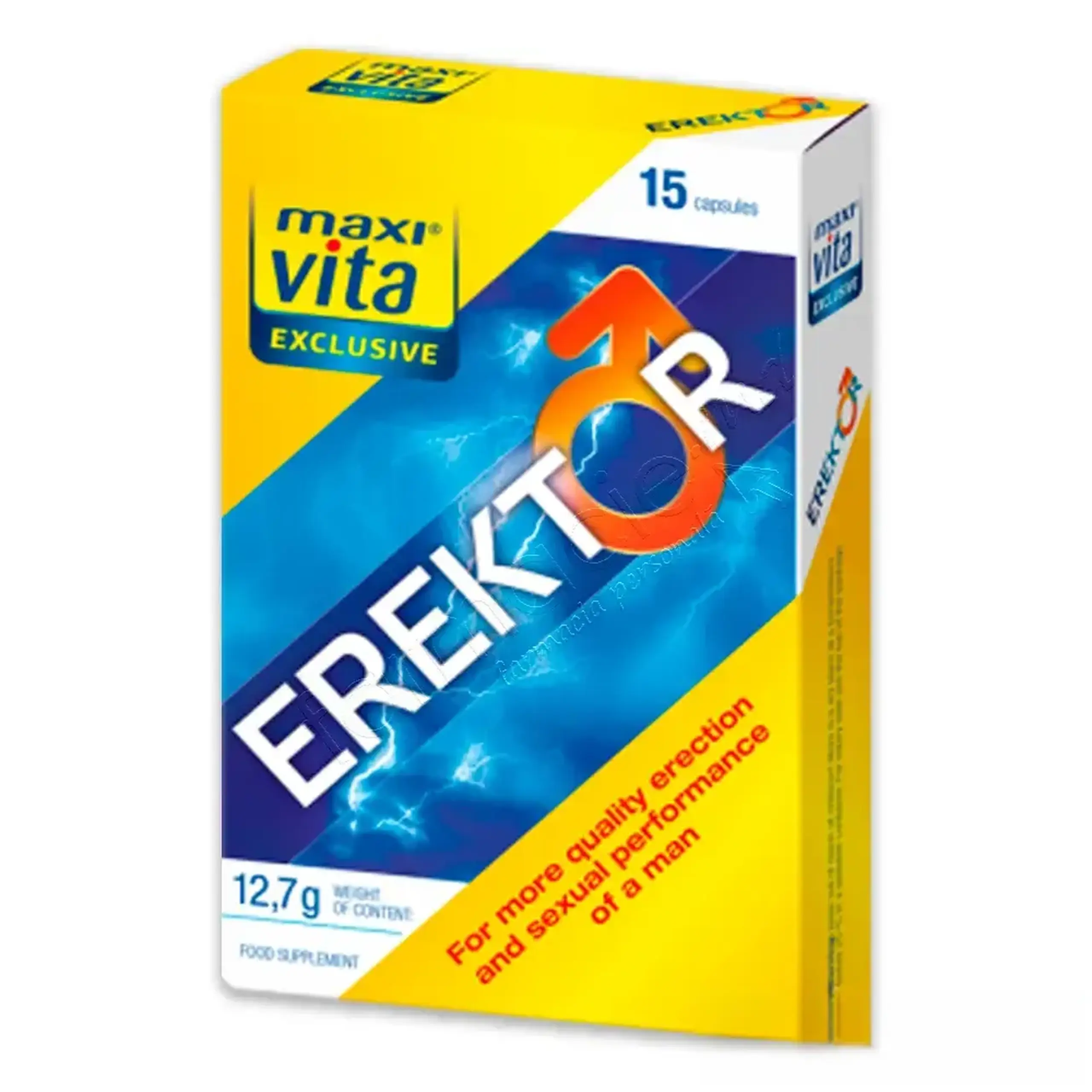 Erektor Exclusive caps. N15 (sanatatea sexuala) MaxiVita