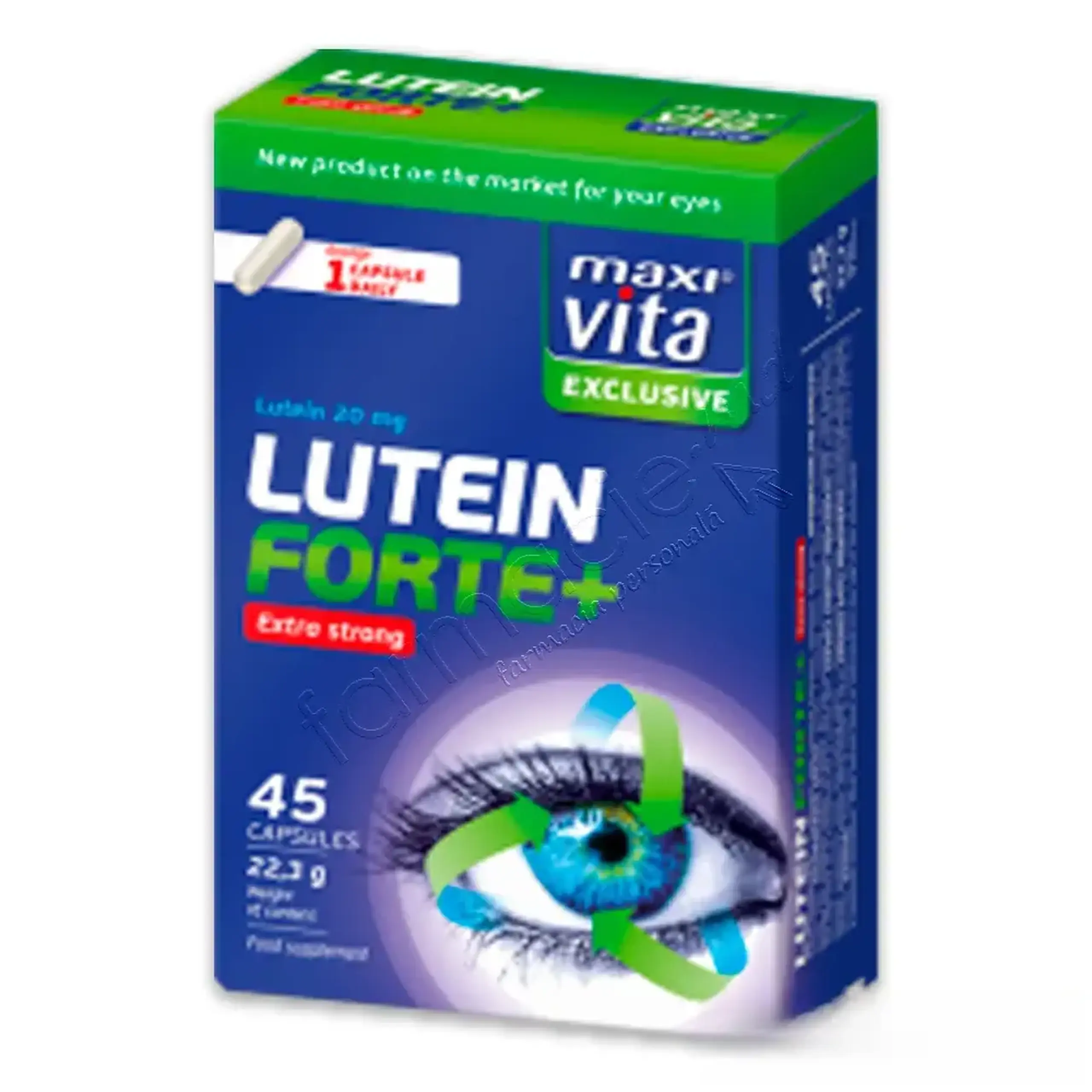 Luteina Forte+ 20mg (complex vedere) caps. N45 MaxiVita