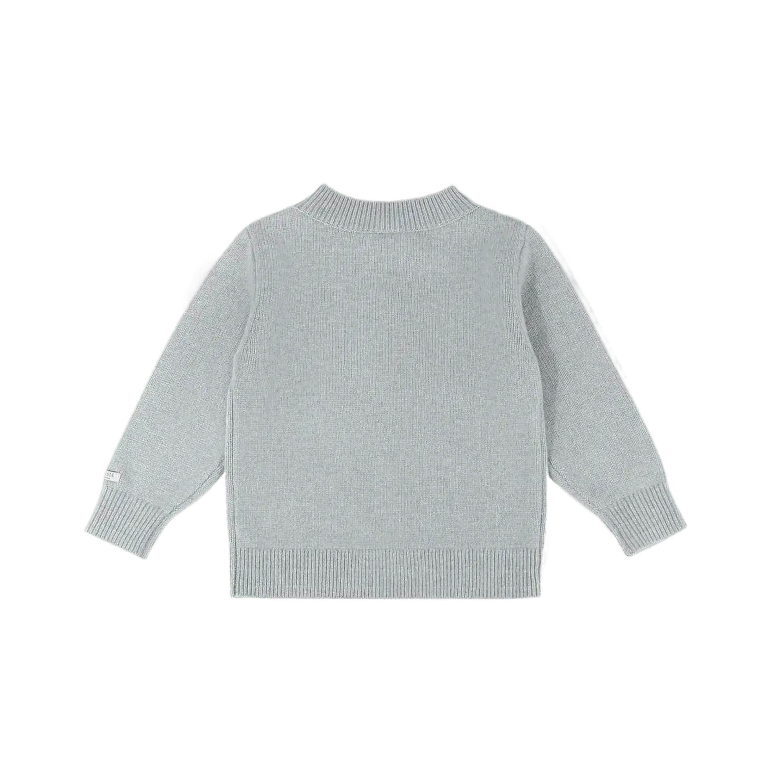 Pulover din lână merino Denn Urs polar, Cloud Blue Melange — Donsje - 5-6 Y