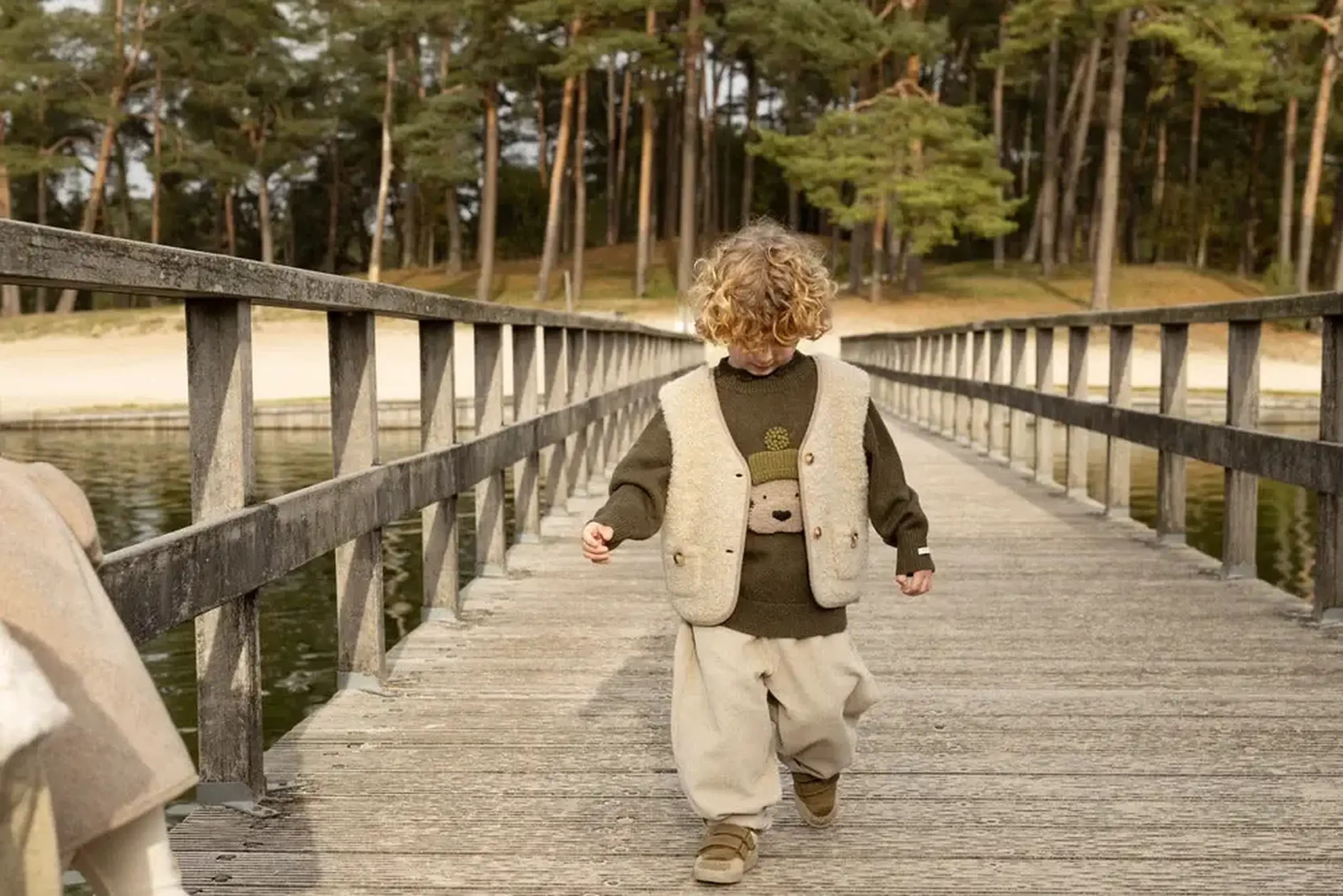 Pantaloni Patrik, Taupe — Donsje - 7-8 Y