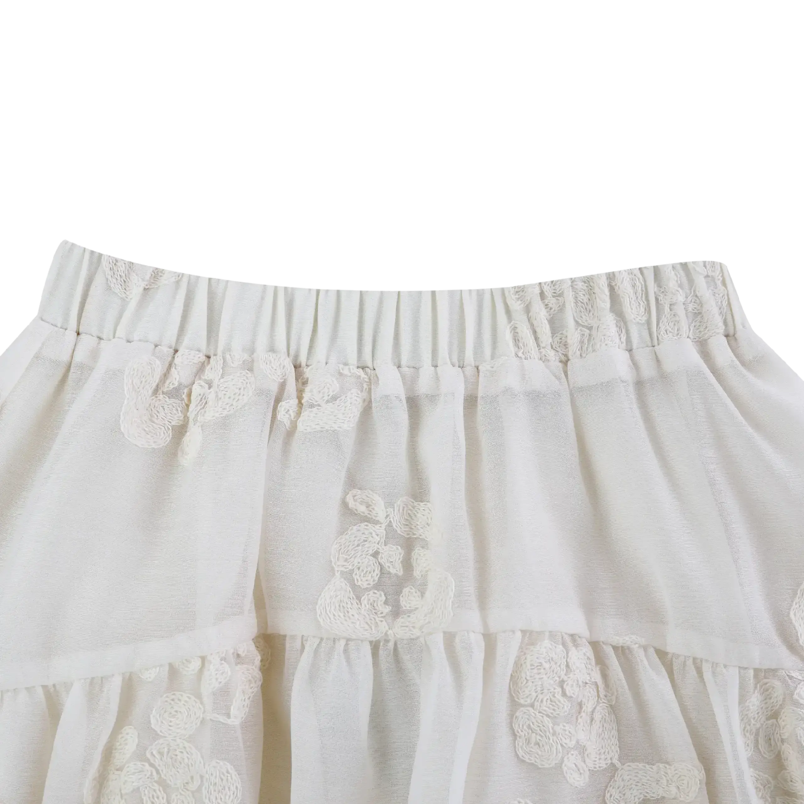 Fustă Kubwa, Warm White Blossom — Donsje - 5-6 Y