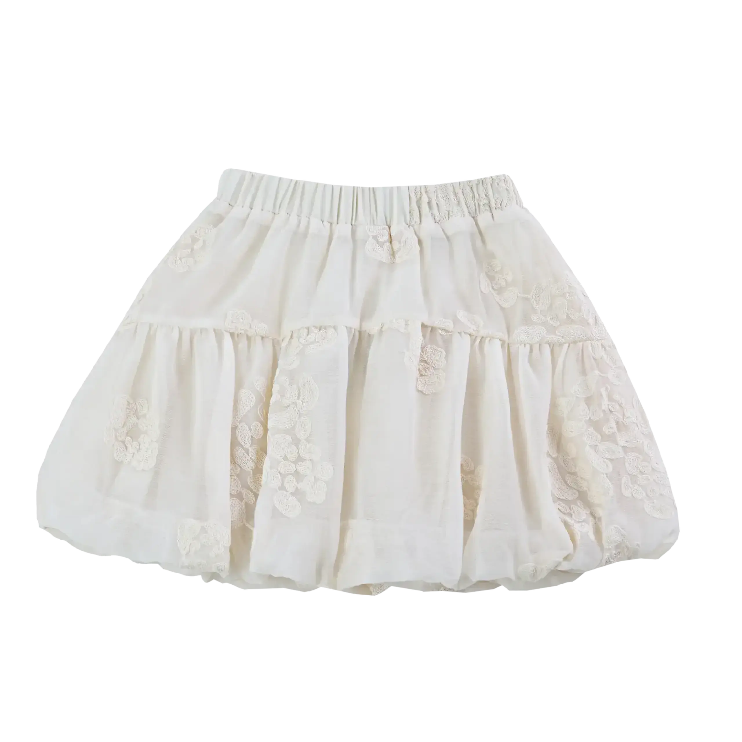 Fustă Kubwa, Warm White Blossom — Donsje - 7-8 Y