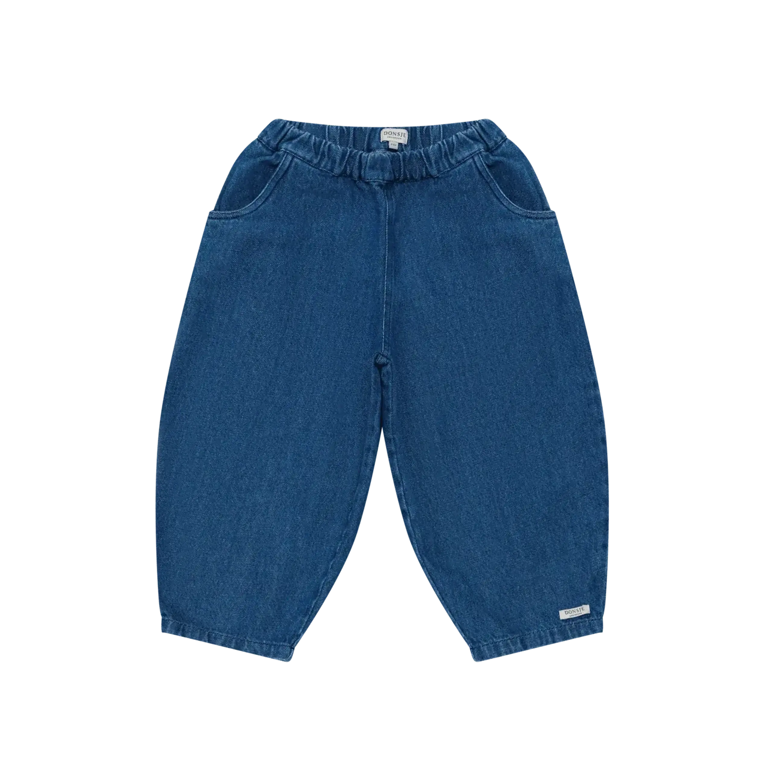 Pantaloni Dinotje, Vintage Blue — Donsje - 4-5 Y