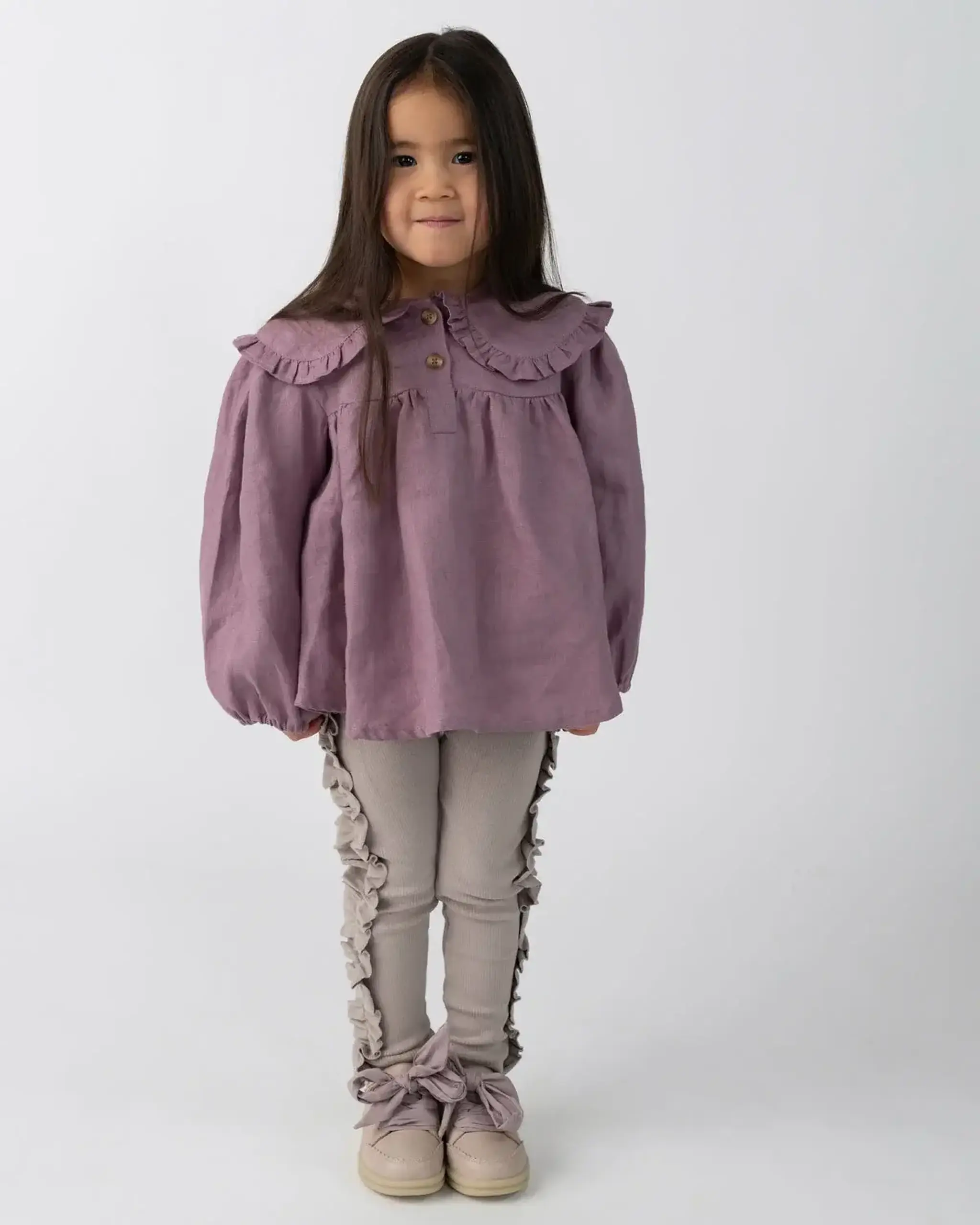 Colanți Audun, Grey Violet — Donsje - 3-4 Y