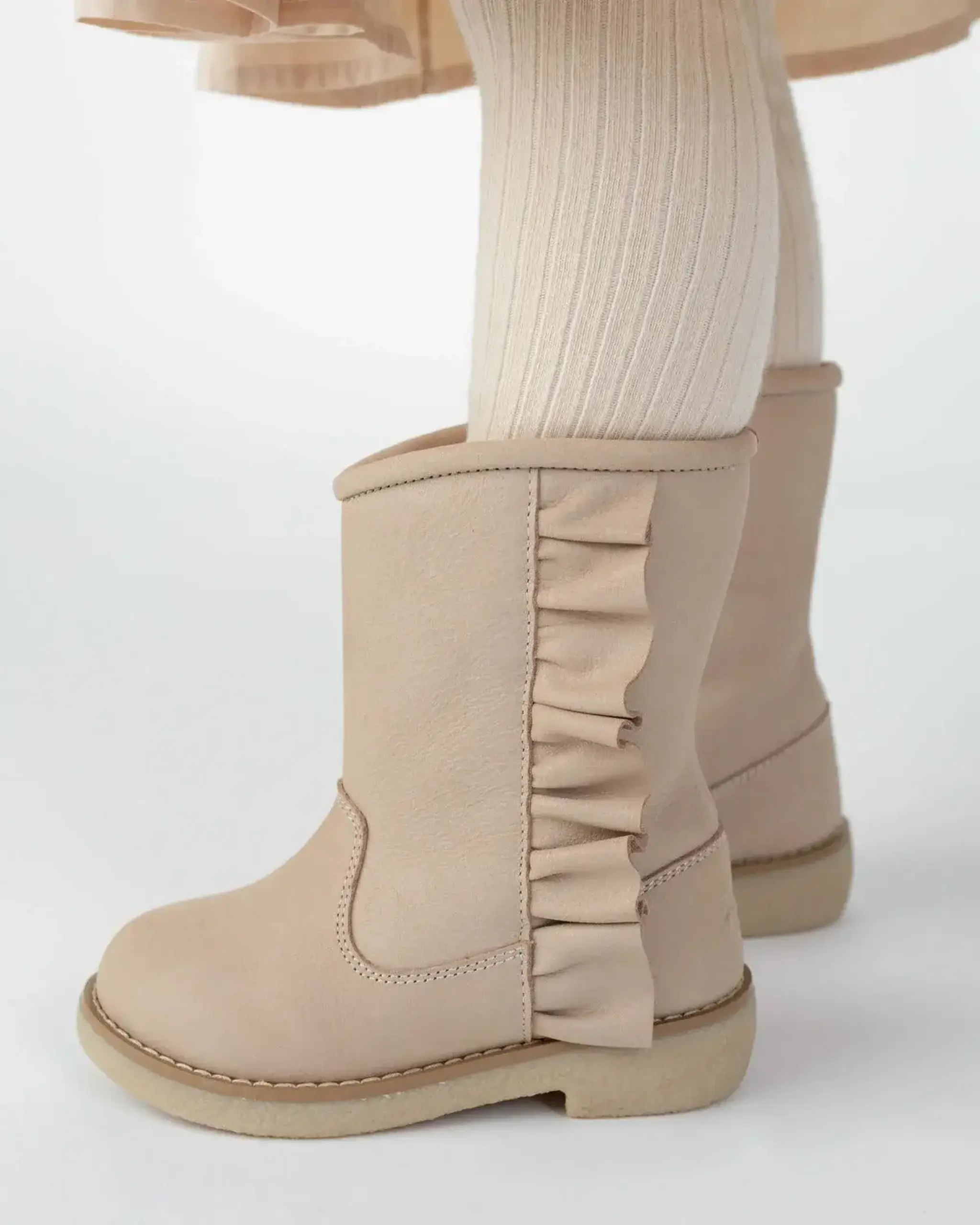 Ghete Kirsti, Ivory Leather — Donsje - 31