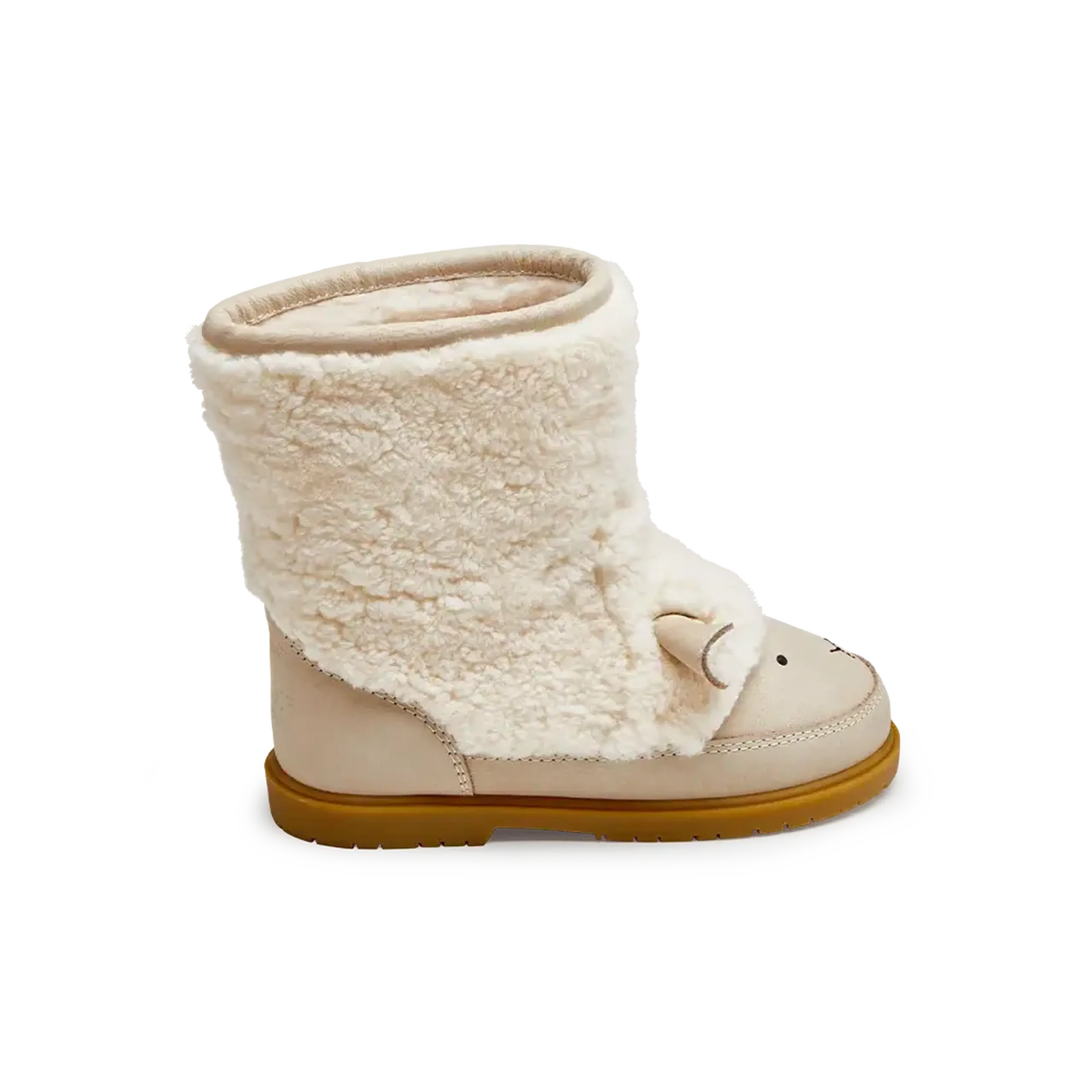 Ghete Wadou Mielușel, Off White Curly Sheep Wool — Donsje - 25
