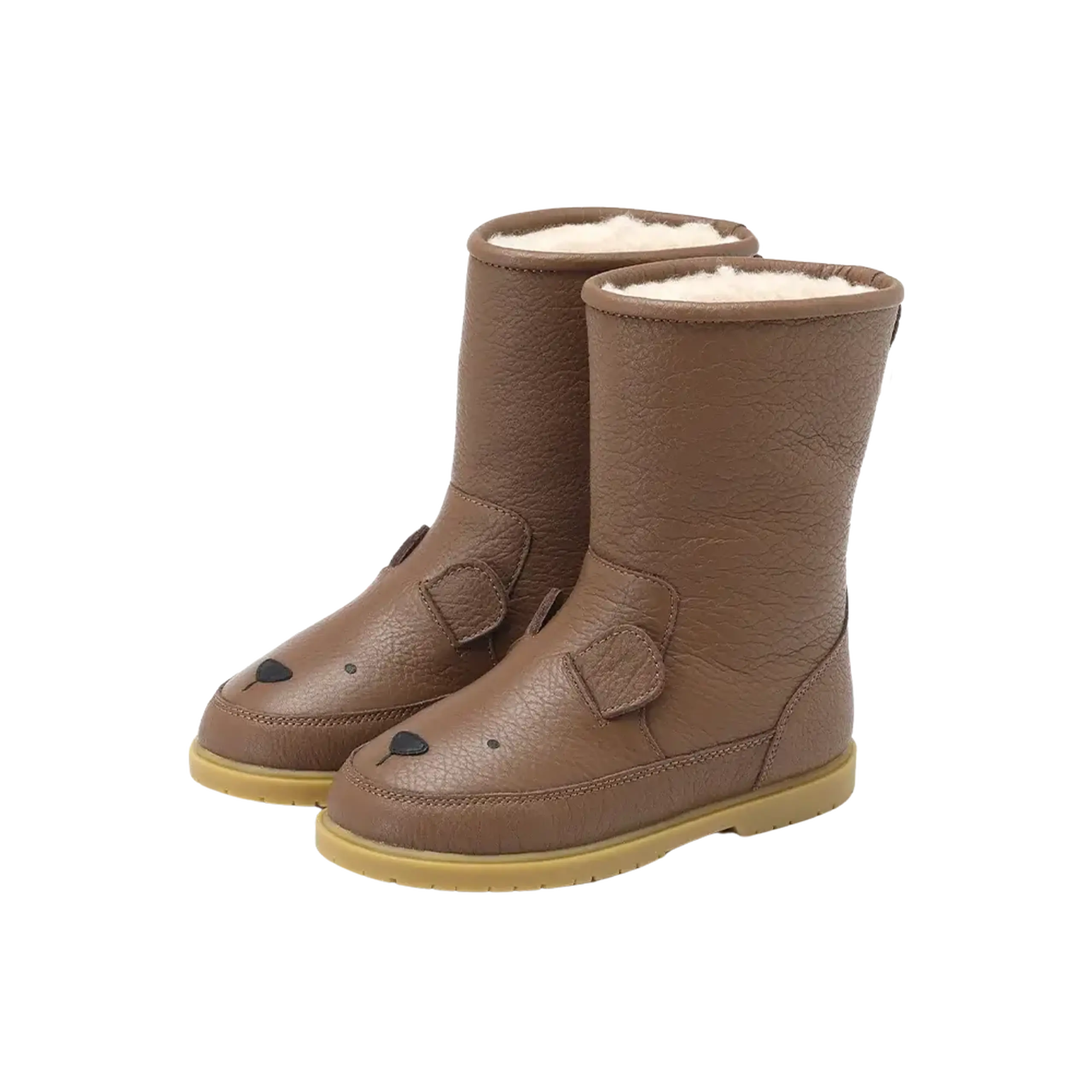 Ghete Wadudu Classic Urs, Cognac Leather — Donsje - 26
