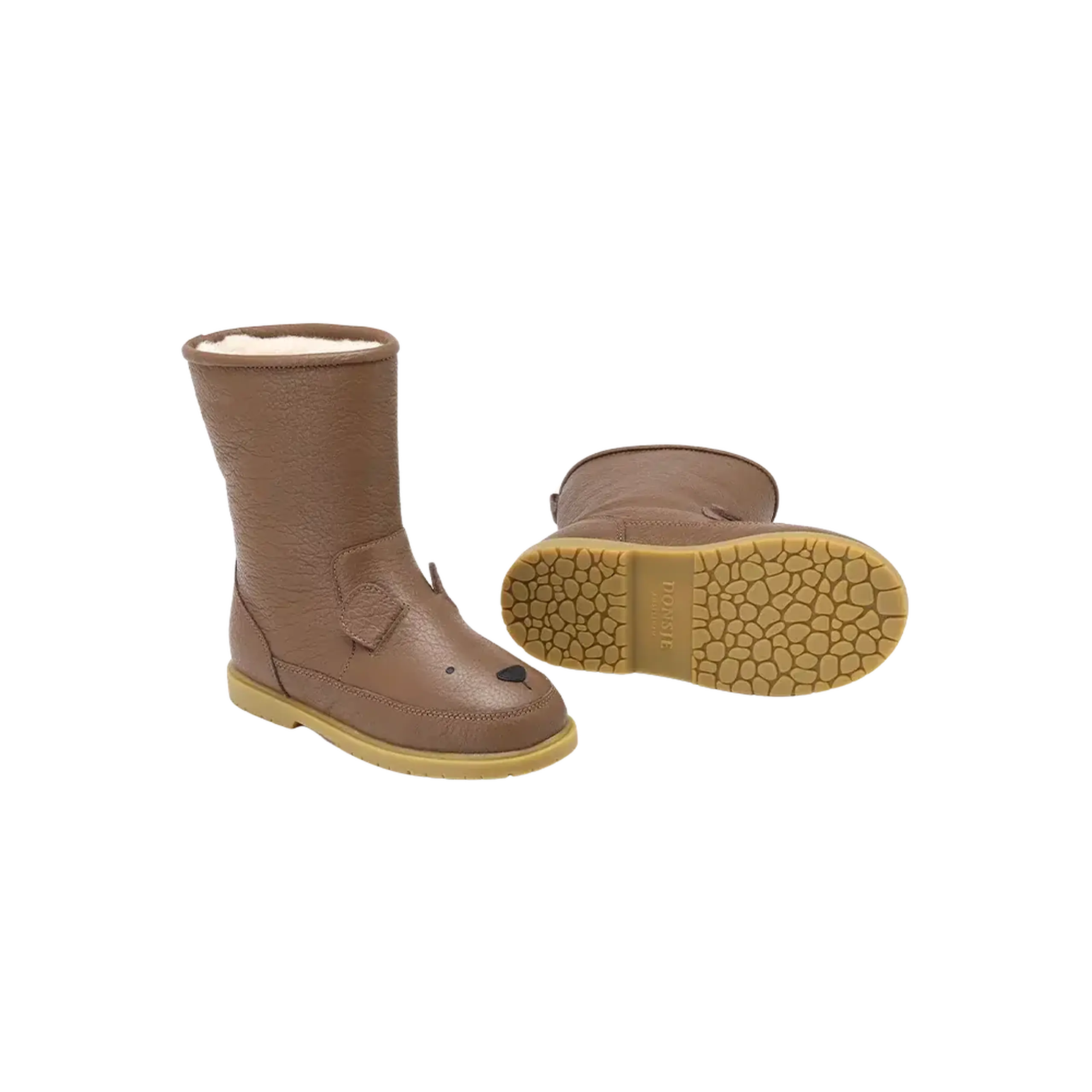 Ghete Wadudu Classic Urs, Cognac Leather — Donsje - 25