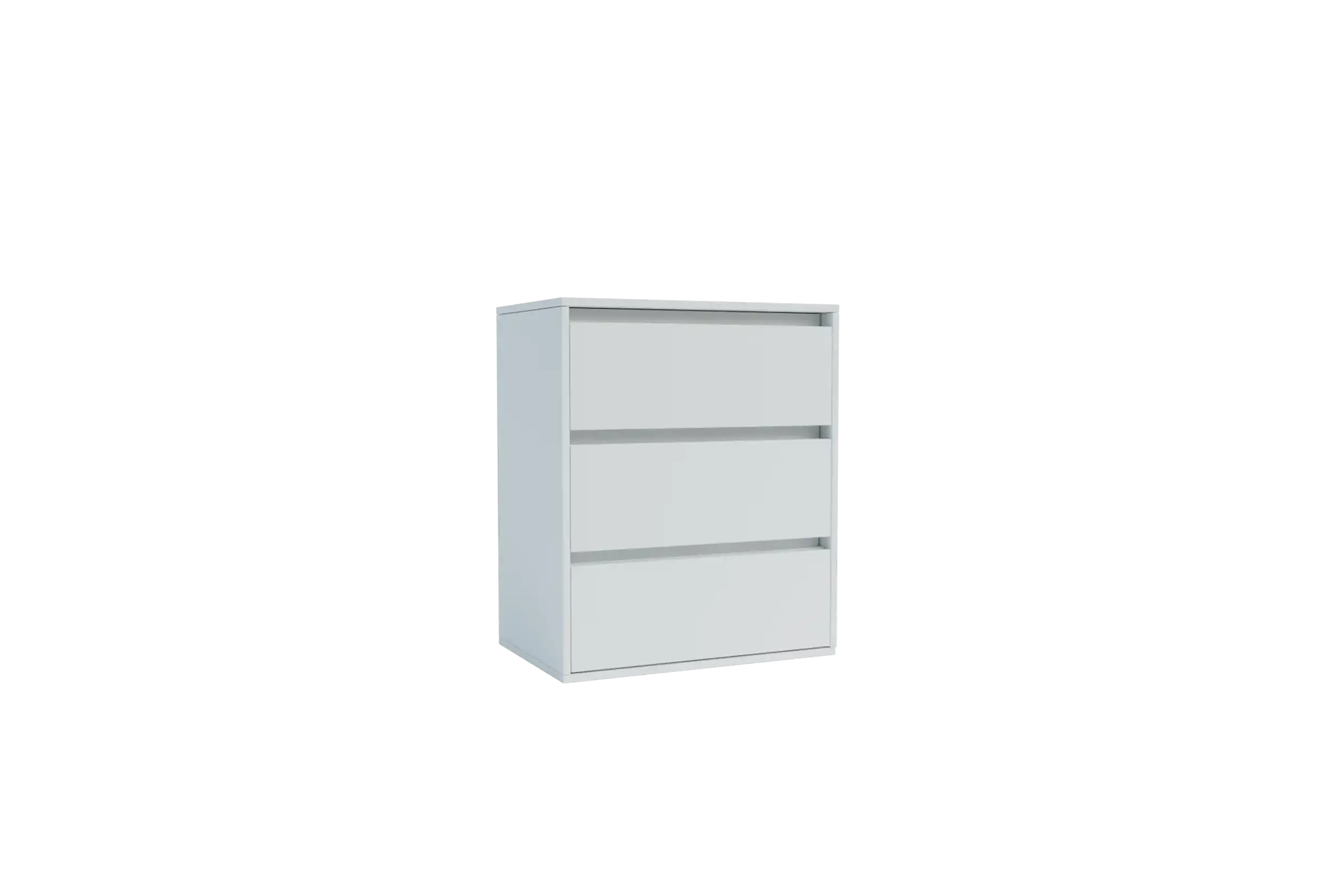Comoda 4home Ideea K, 76x60x42 cm, 3 sertare, Satin/Stejar Kraft Auriu