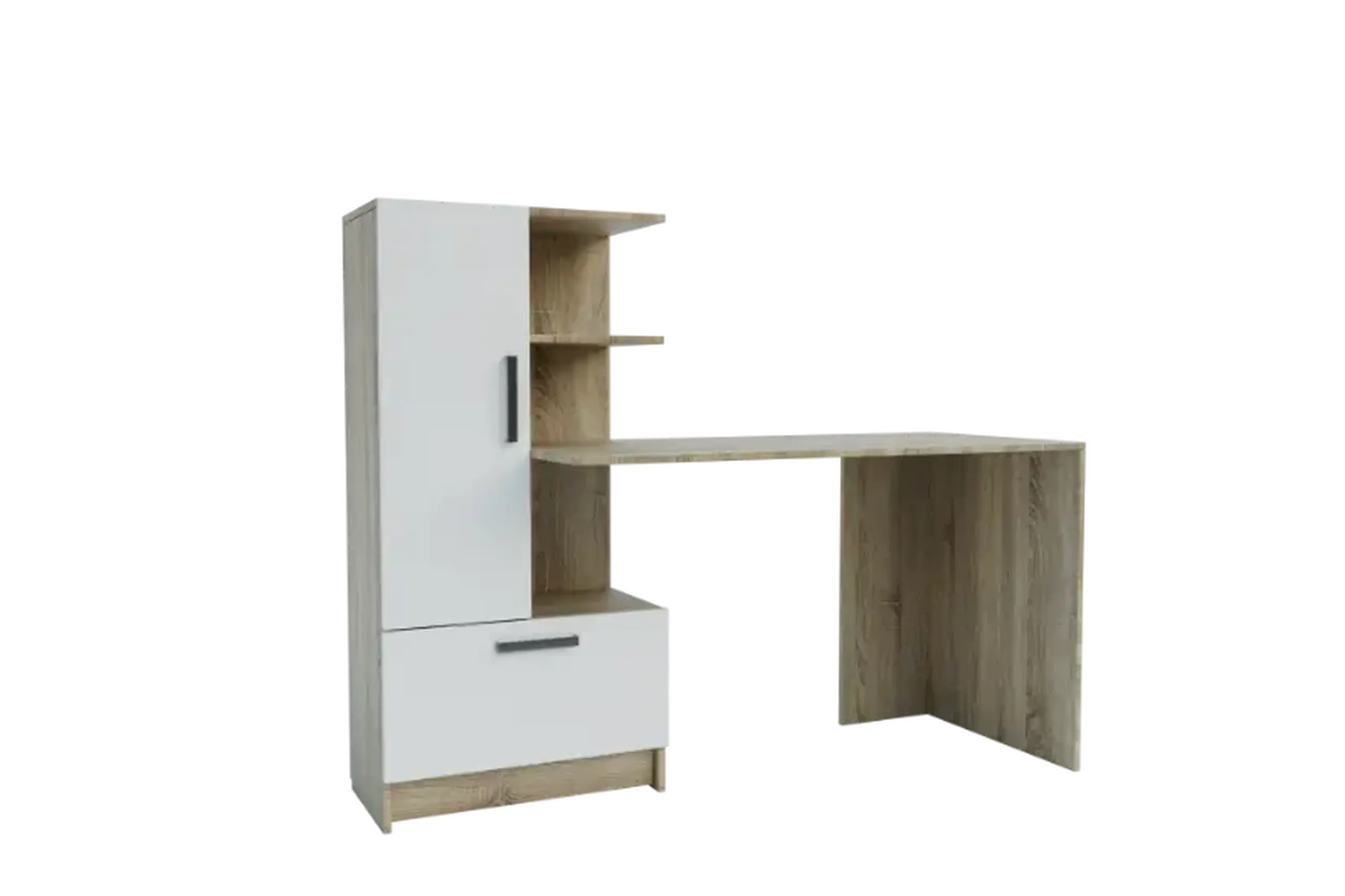 Masa 4home Standard (Masa dreapta), 150x120x60 cm, Stejar Artizanal/Antracit