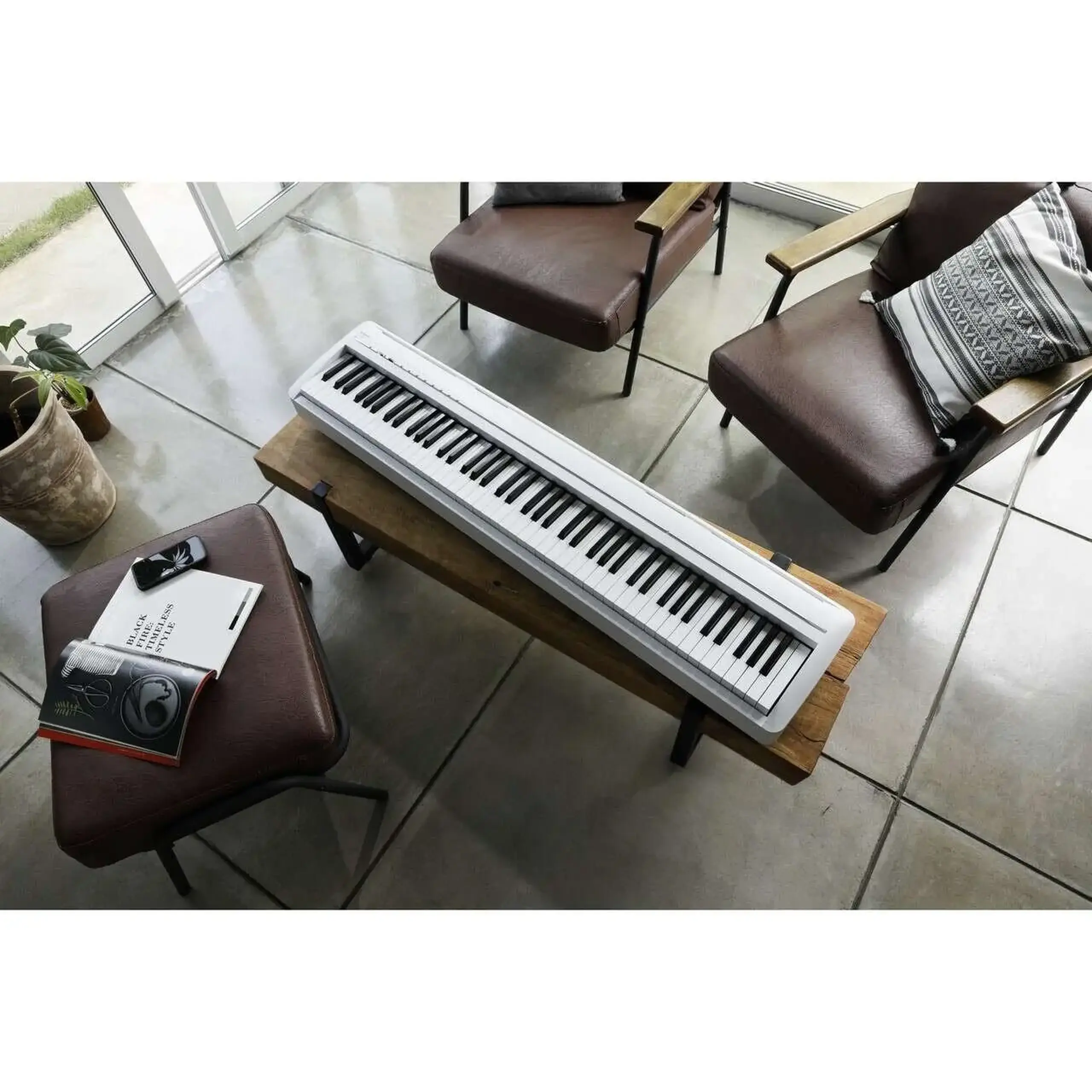 Pian digital Kawai ES120 White