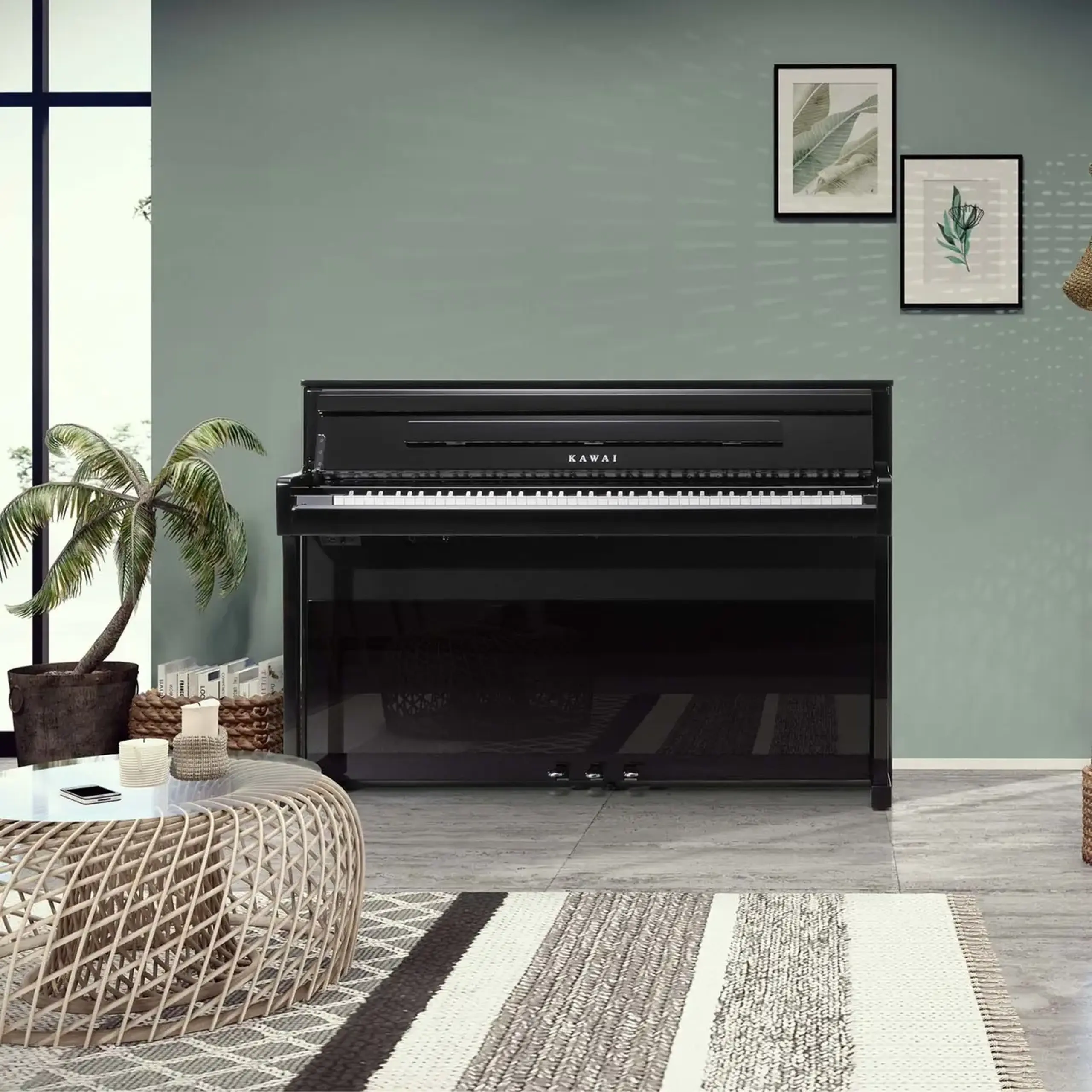 Pian digital Kawai CA901 Ebony Polish