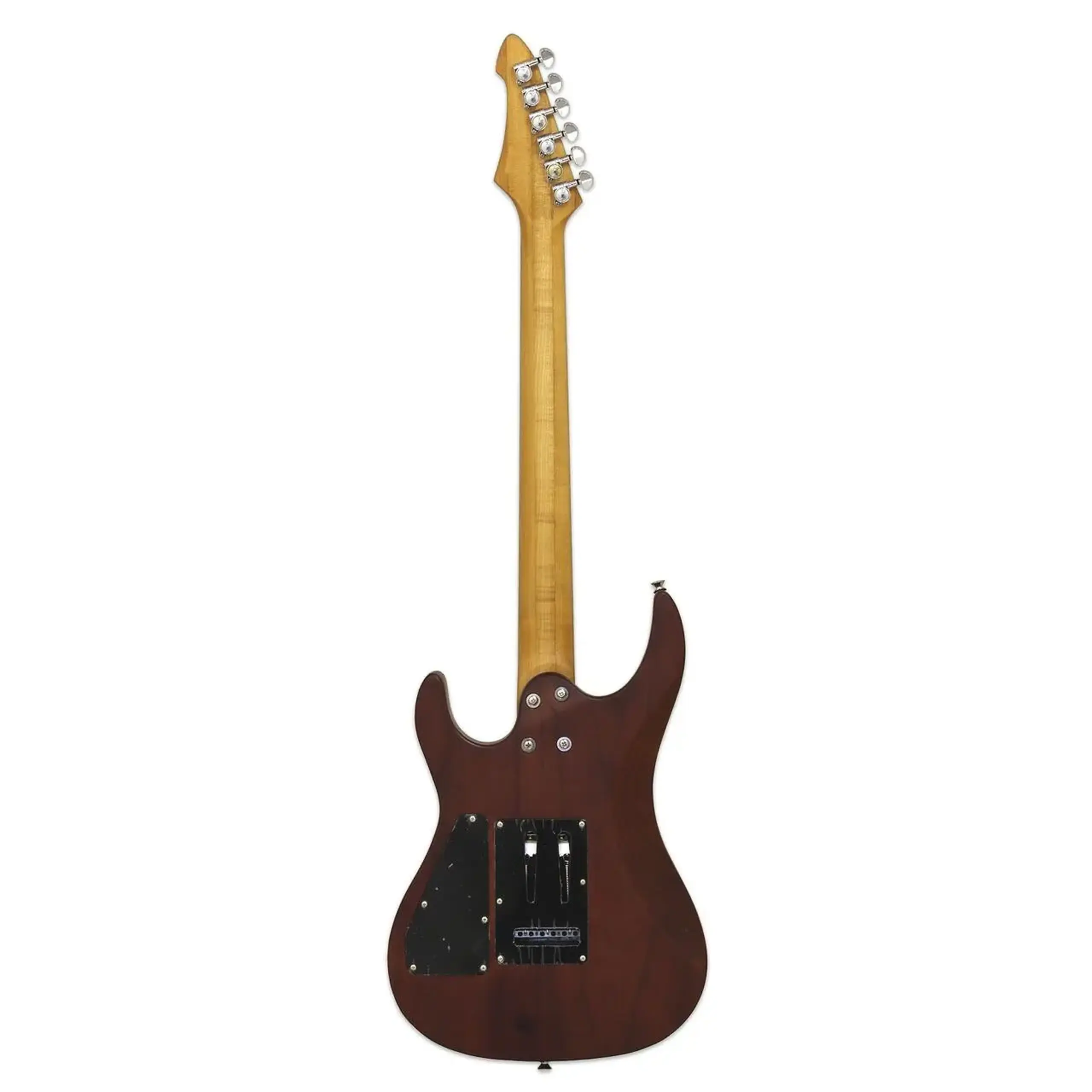Chitara Electrica Aria Pro II MAC-DLX STBR Stained Brown