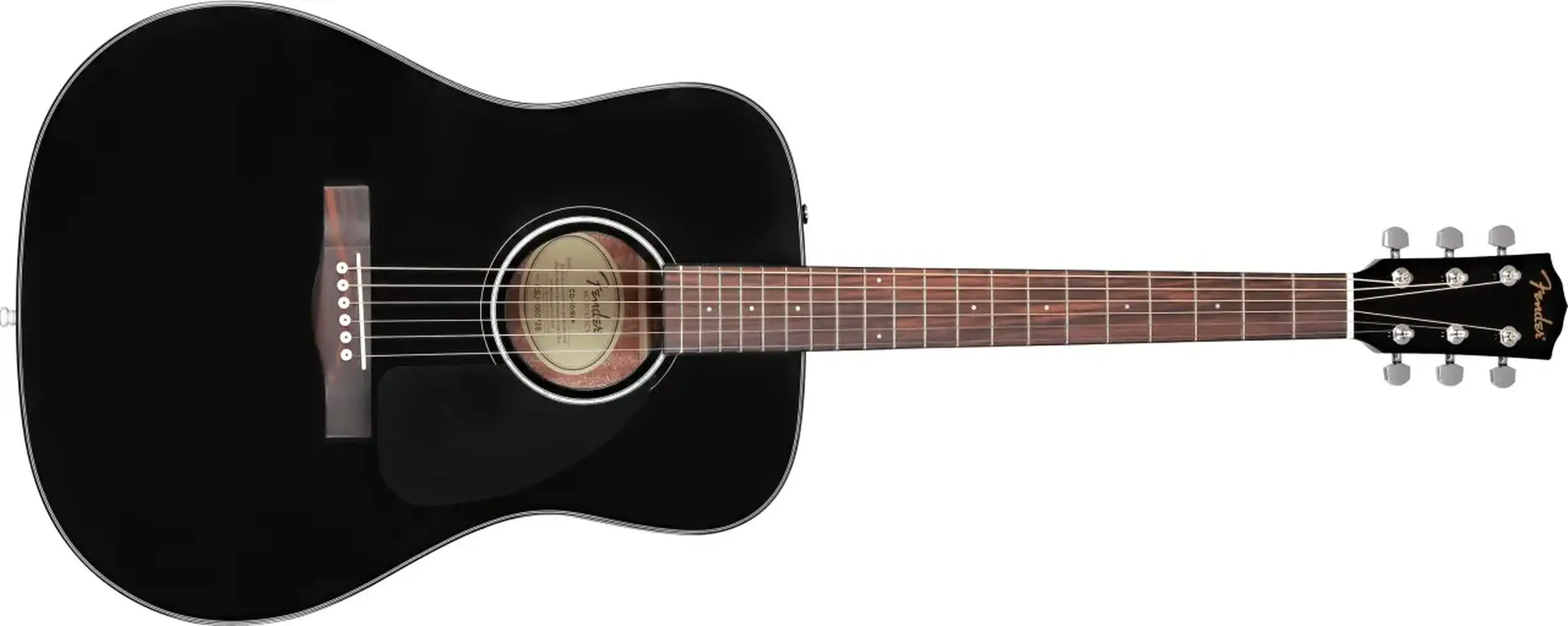 Chitară Acustică Fender CD-60S WN Black + Case