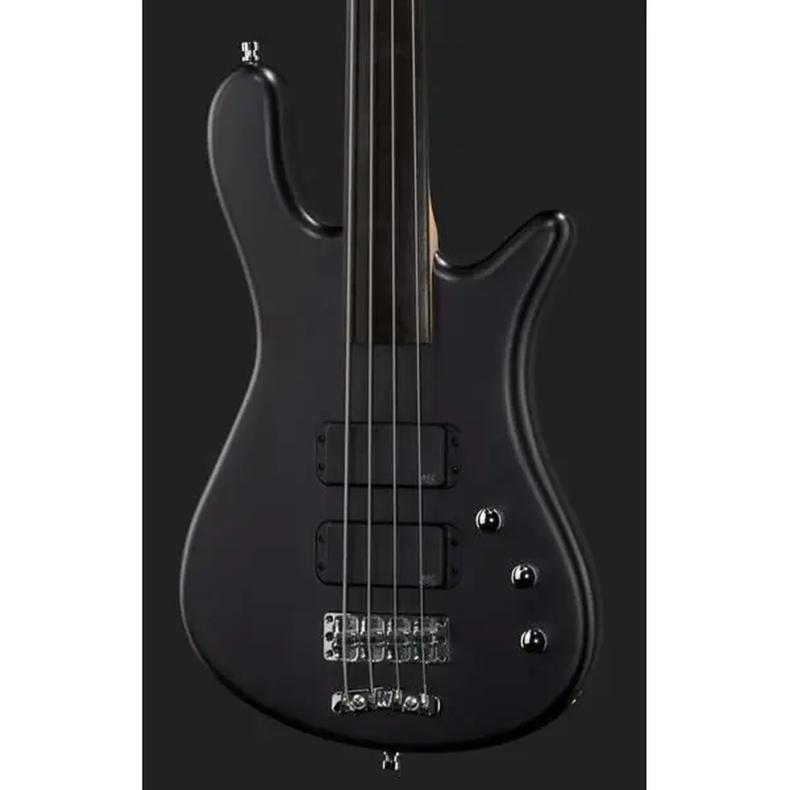 Basuri Electrice Warwick RB Streamer Std 4 Black OFC CHROME Fretless