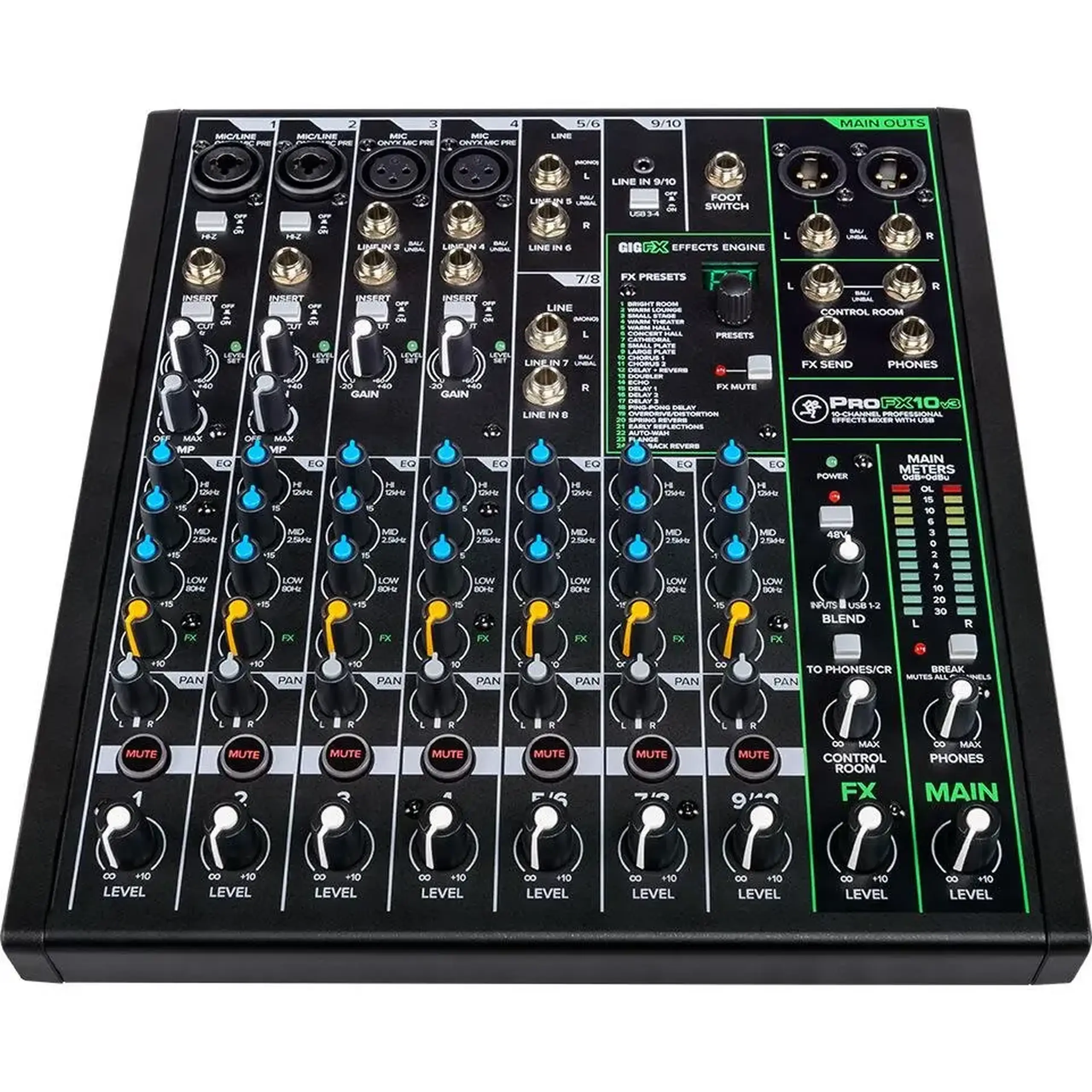 Mixer Analog Mackie PROFX10v3