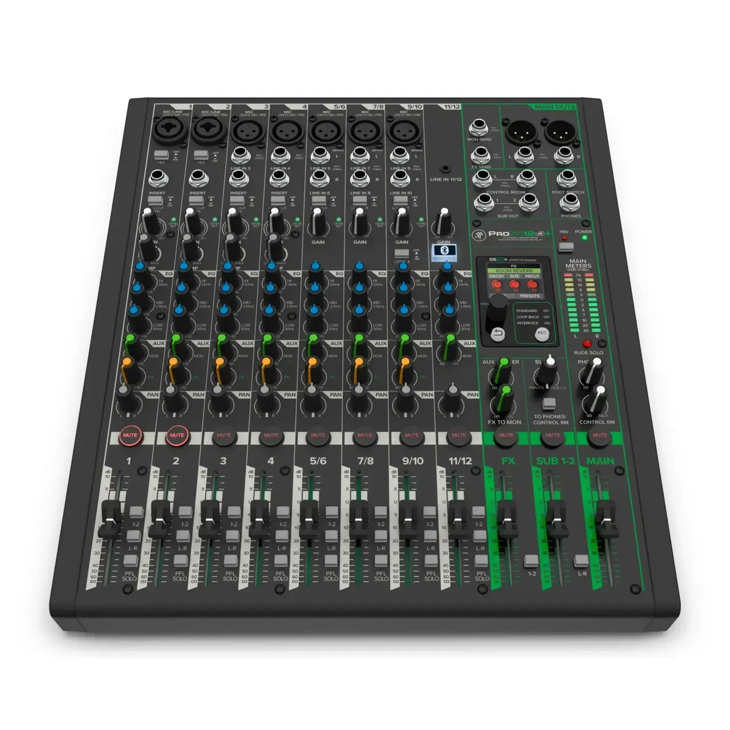 Mixer Analog Mackie ProFX12v3+