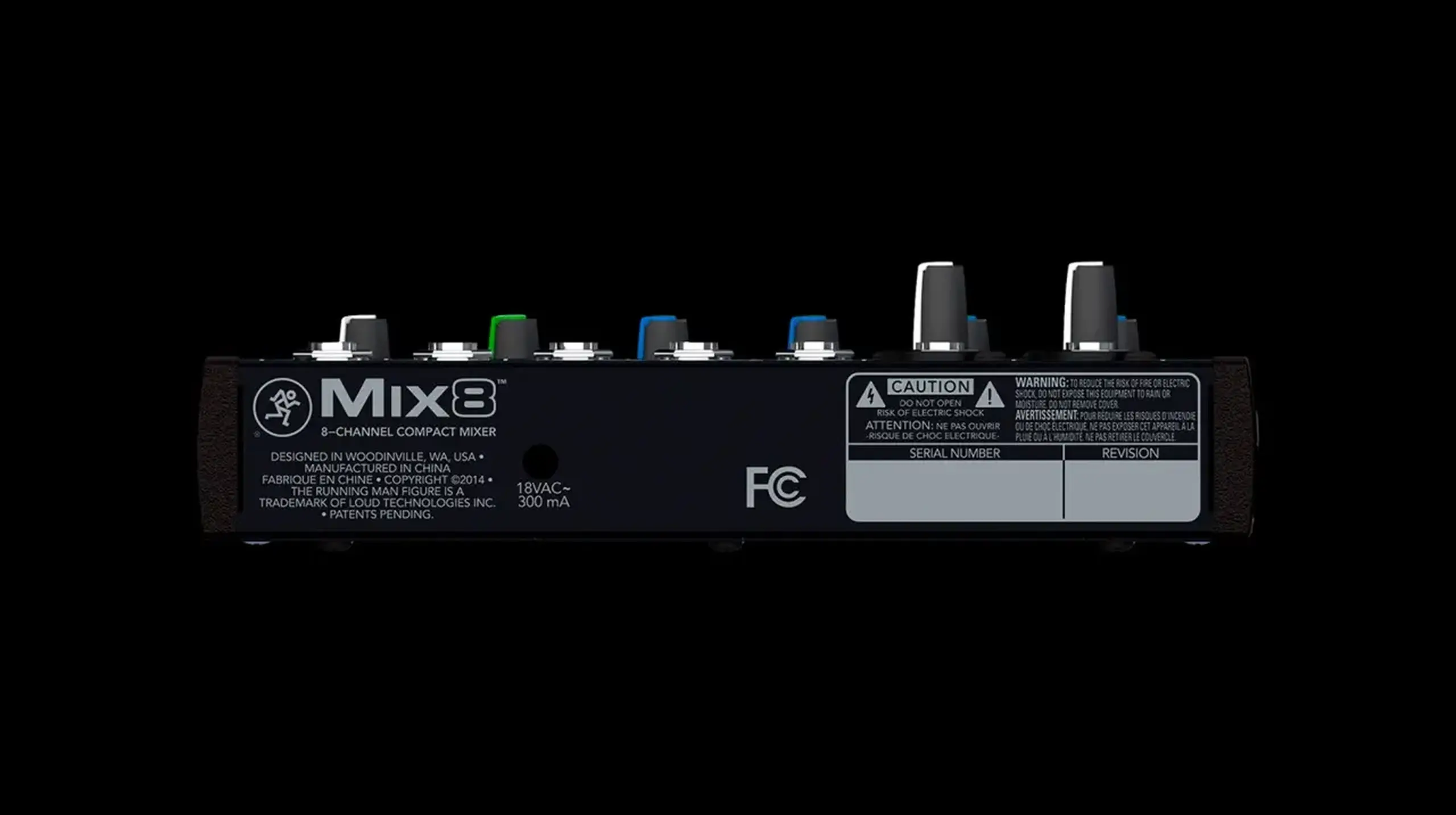 Mixer Analog Mackie Mix8