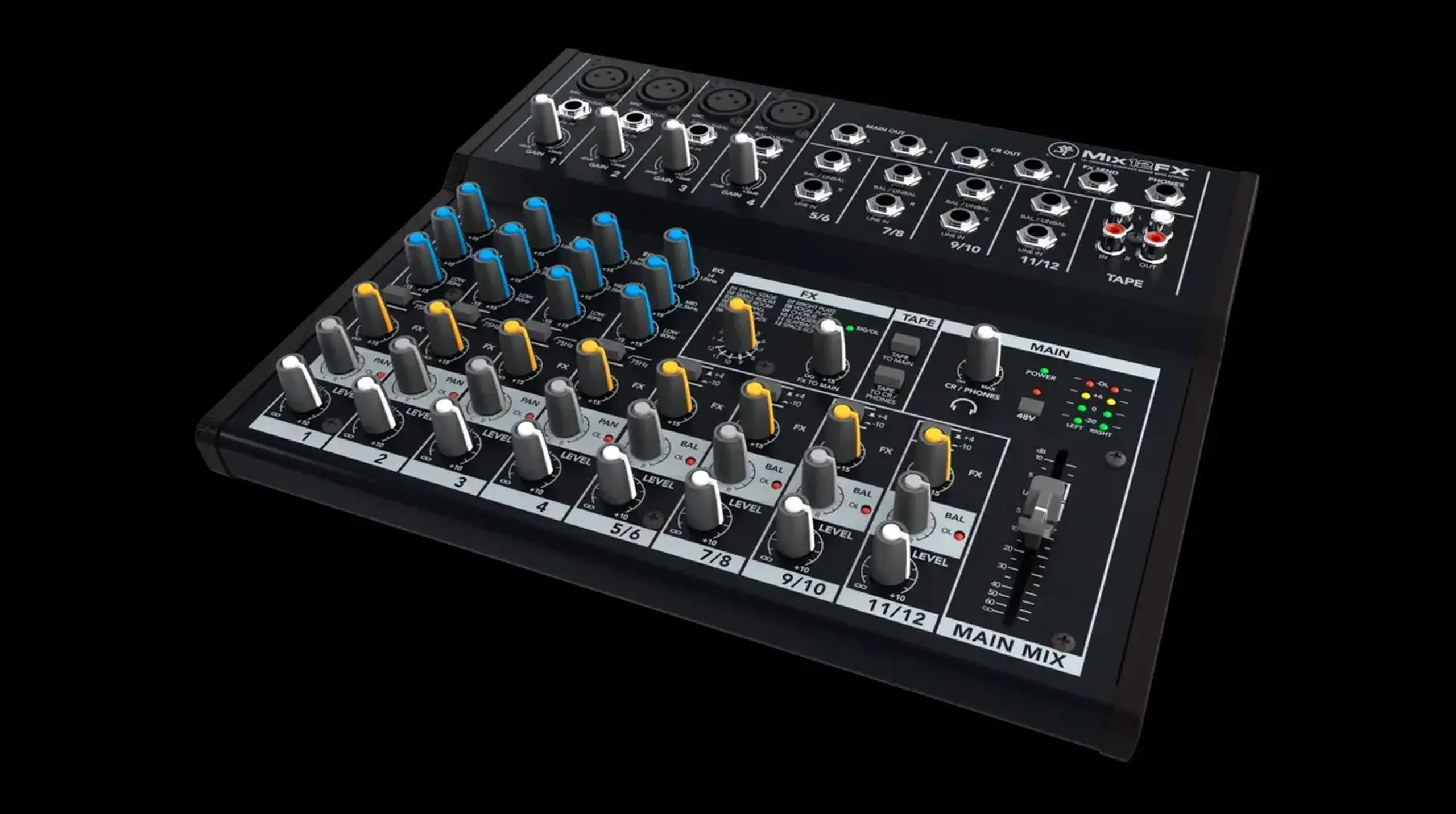 Mixer Analog Mackie Mix12FX