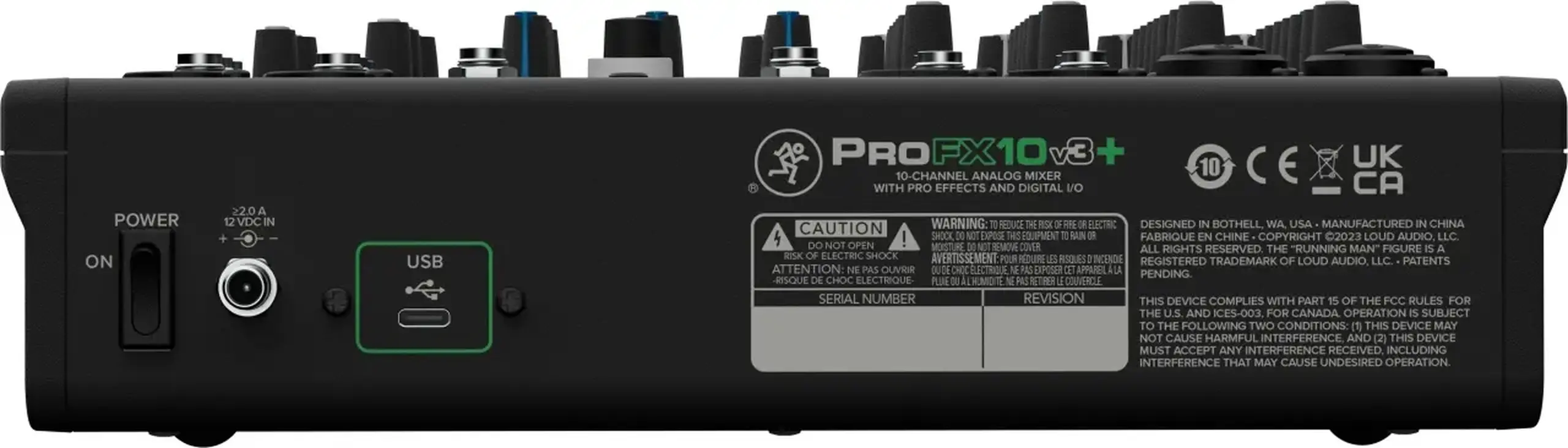 Mixer Analog Mackie ProFX10v3+