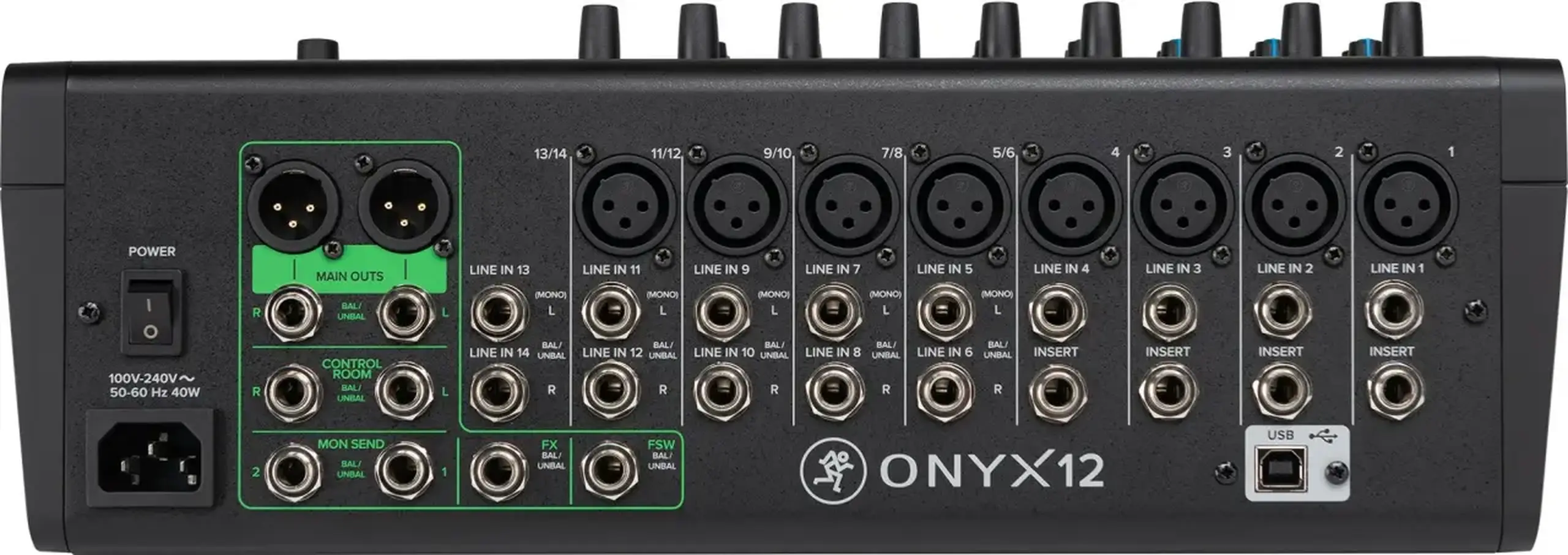 Mixer Analog Mackie Onyx16