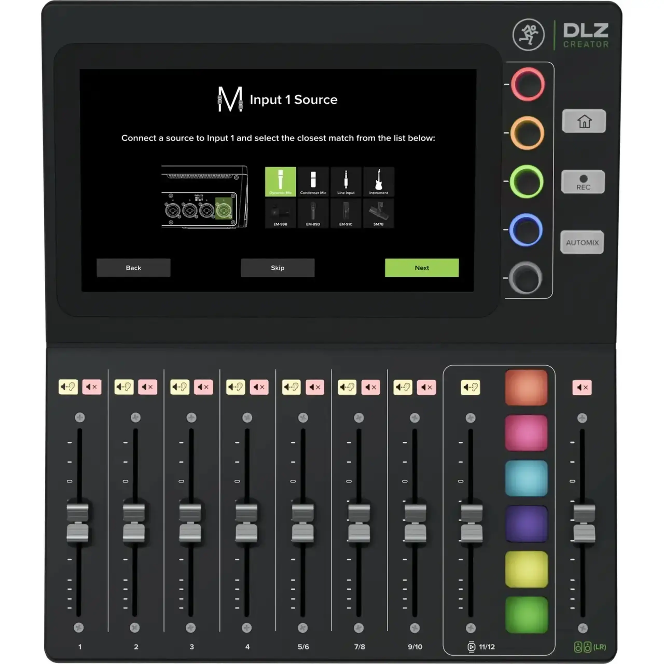 Mixer Digital Mackie DLZ Creator - pentru Podcasting și Streaming