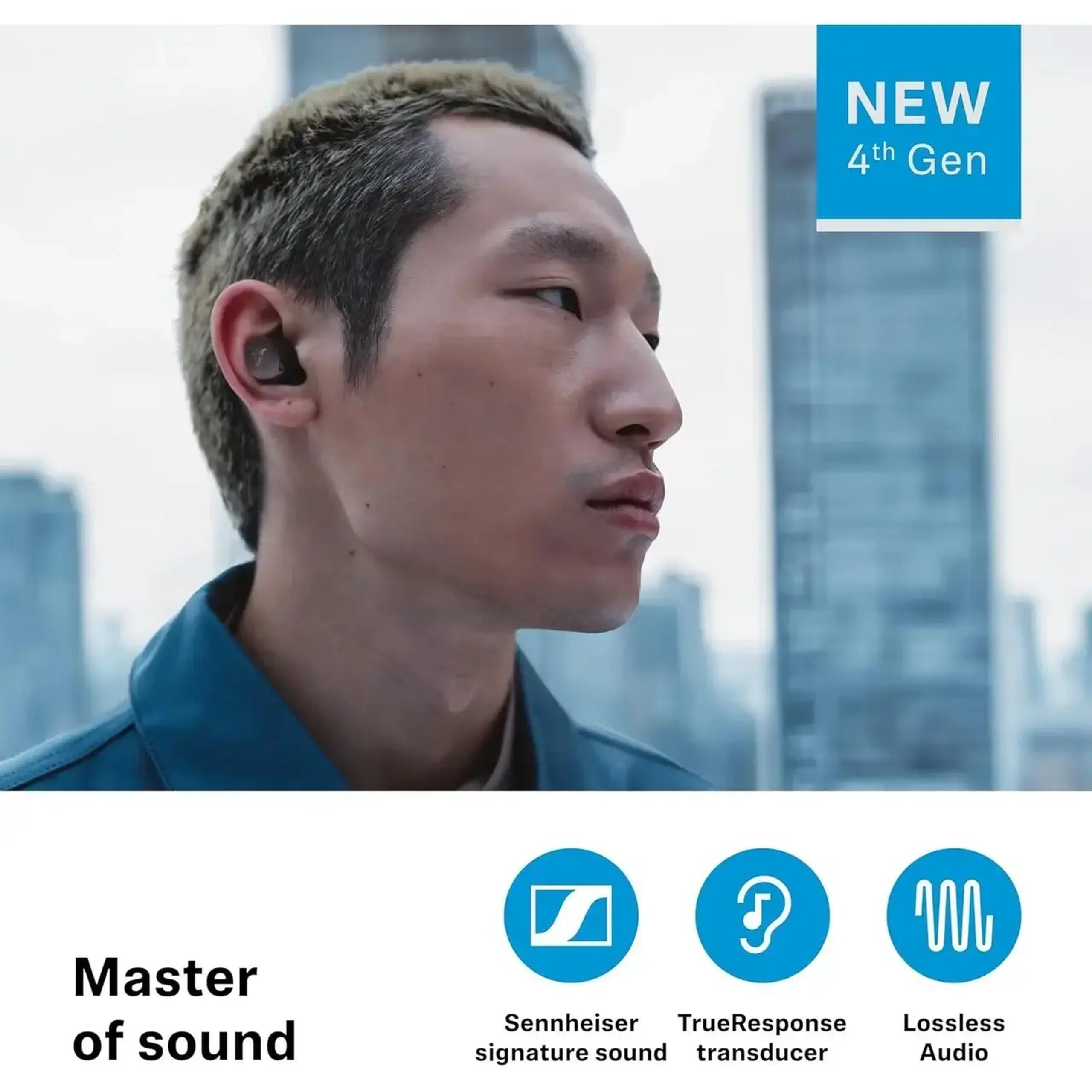 Căști Sennheiser Momentum True Wireless 4 (MTW4) Black Graphite