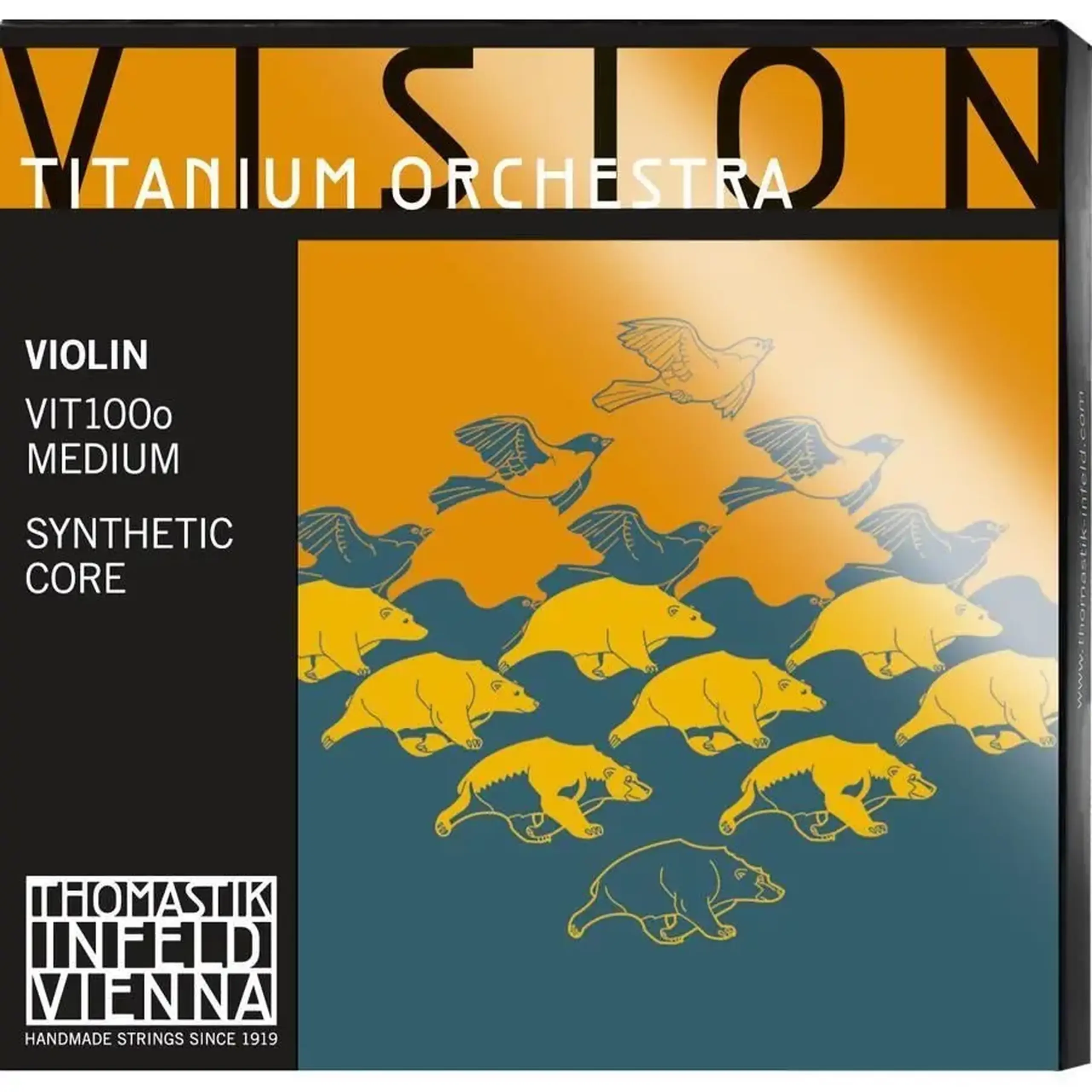 Coarda A/LA pentru Vioara 4/4 - Thomastik Vision Titanium Orchestra VIT02o
