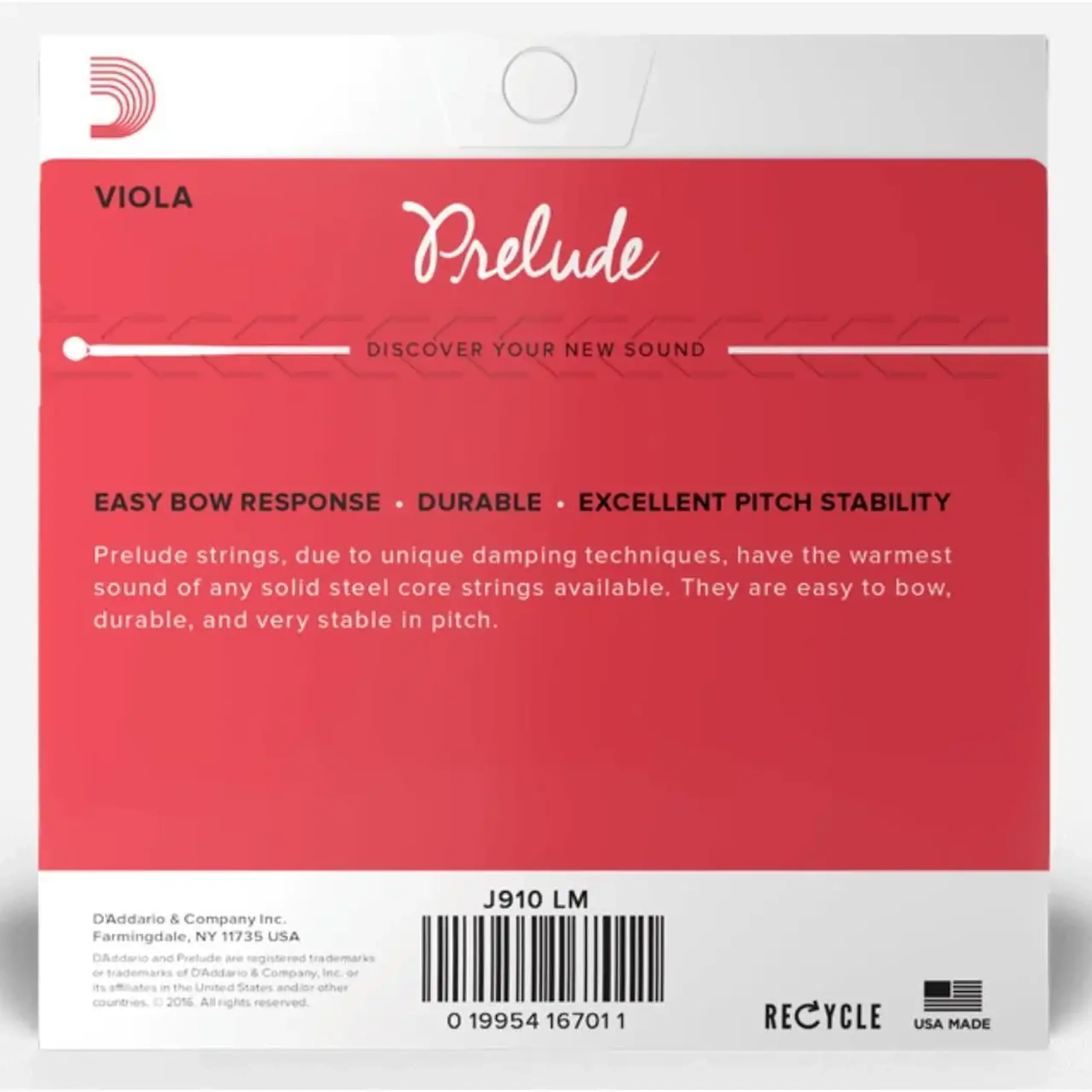 Corzi Viola D'addario J910 LM