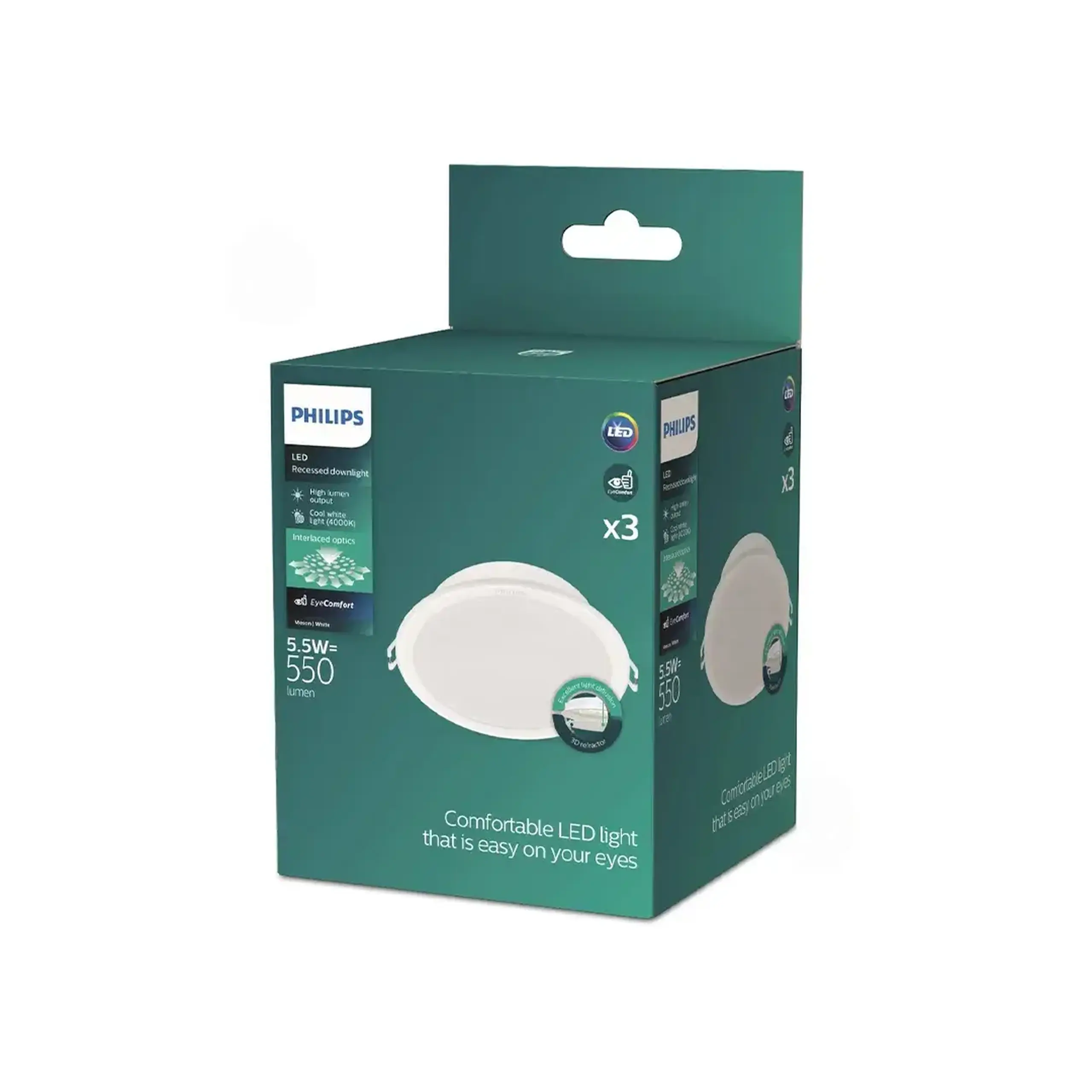Spot luminos LED MESON 80 5.5 W LED 4000 K 220 - 240 V IP20 Philips