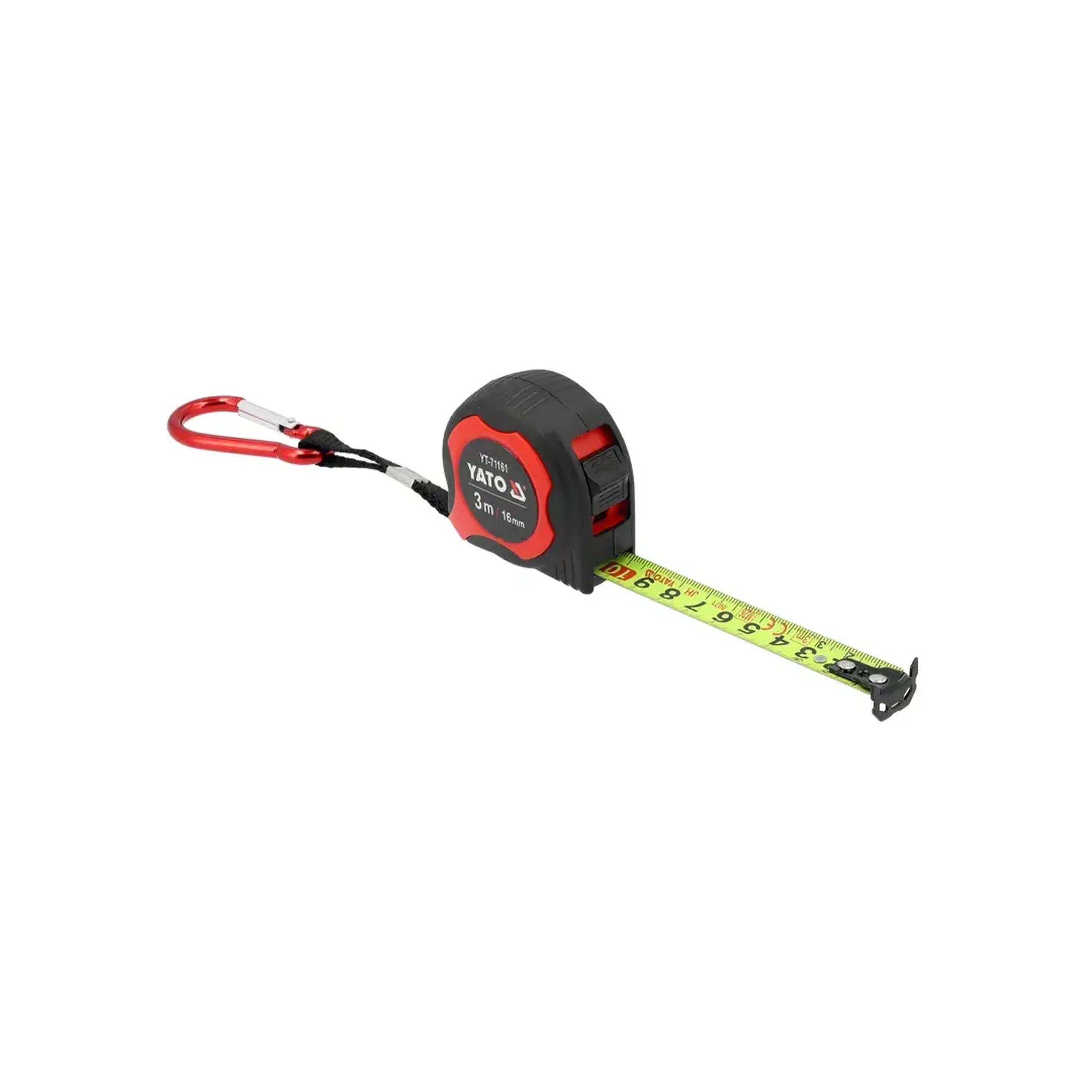 Ruletă cu carabină 3 m x 16 mm Yato - Dimensiuni (L x W x H x Ø) 3 m x 16 mm