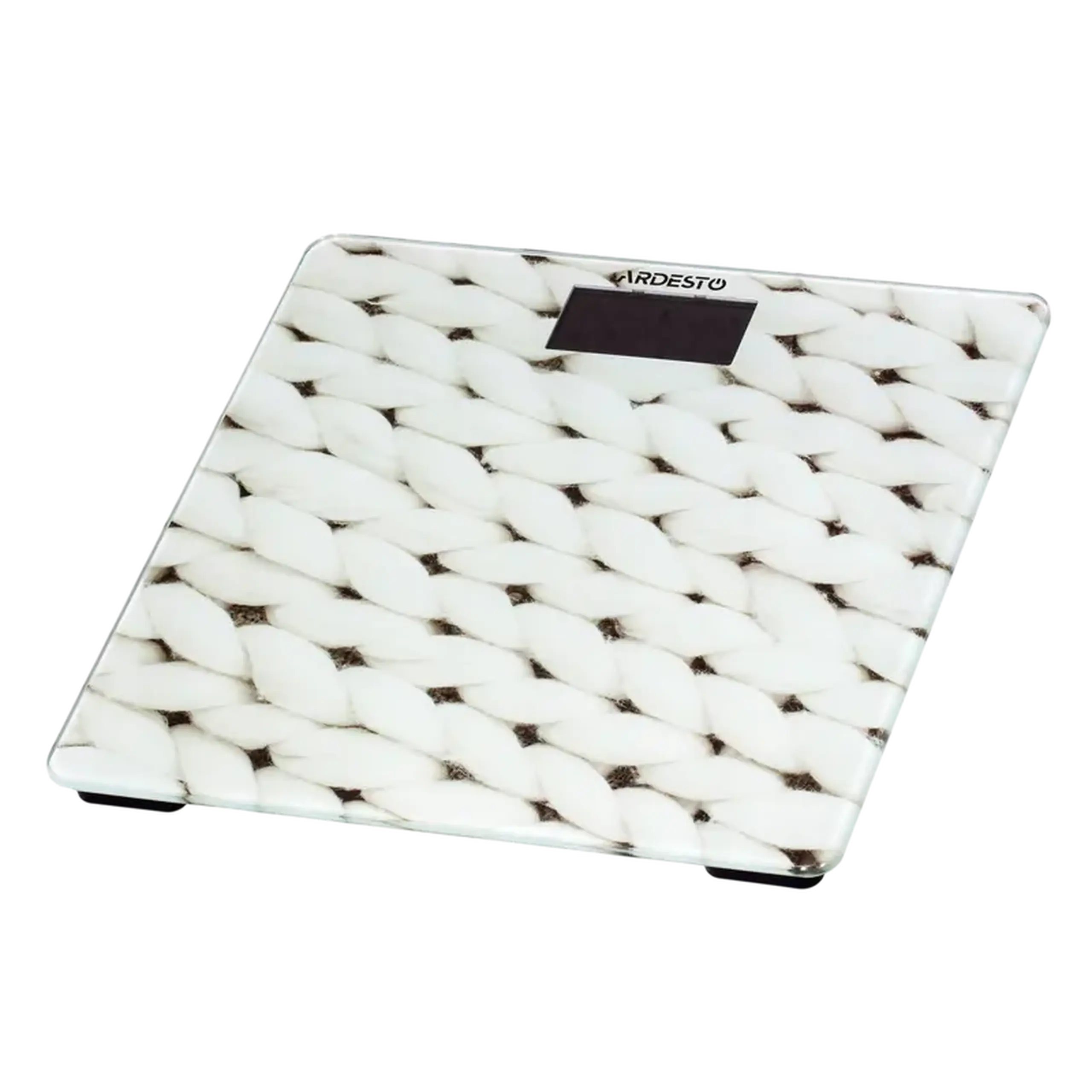 Cântar de podea Ardesto SCB-965KNIT, Alb