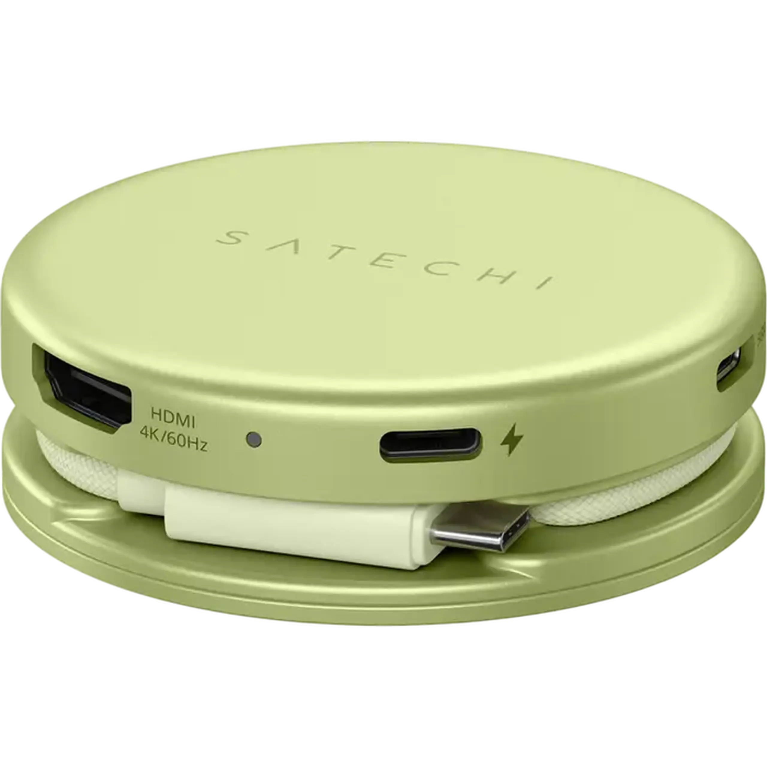 Adaptor multiport Satechi OntheGo 5-in-1 Multiport, Verde