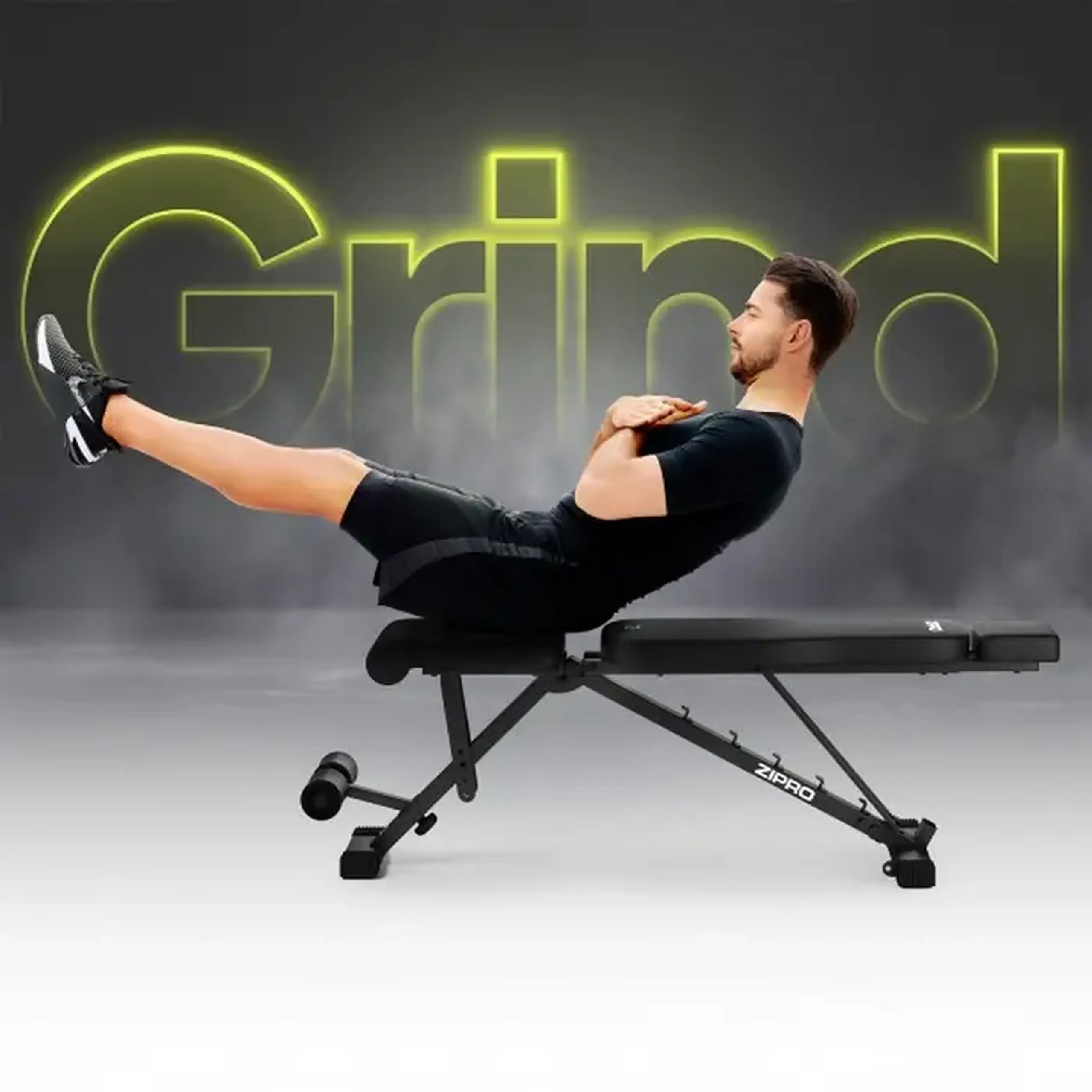 Bancă fitness Zipro Grind, Negru