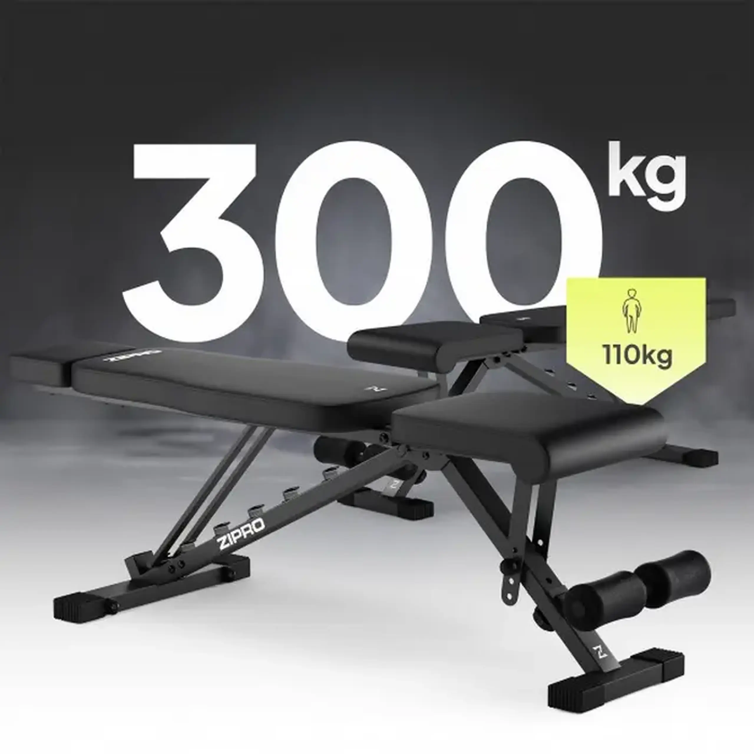 Bancă fitness Zipro Grind, Negru