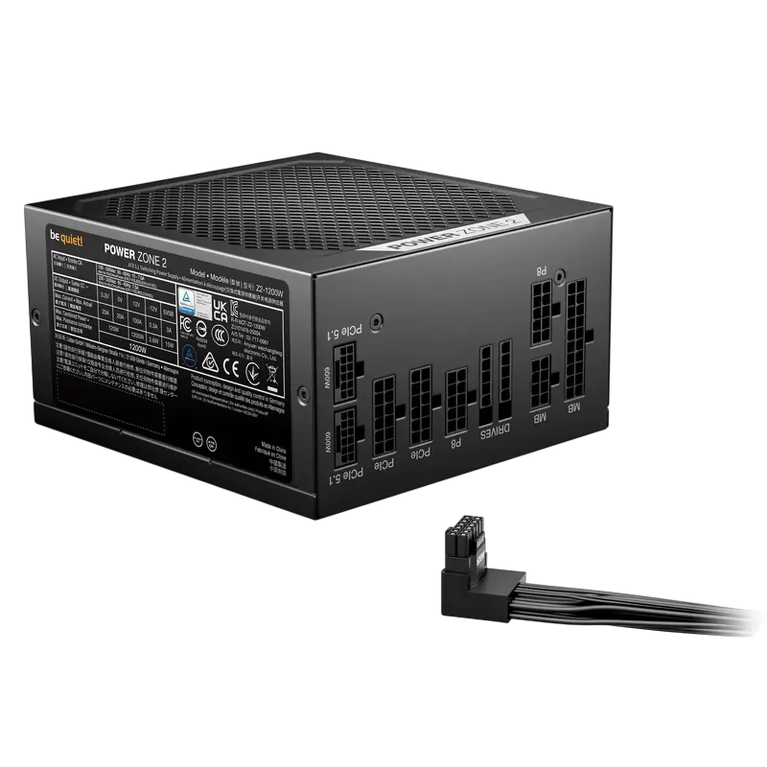 Sursă Alimentare PC be quiet! Power Zone 2, 1200W, ATX, Complet modular