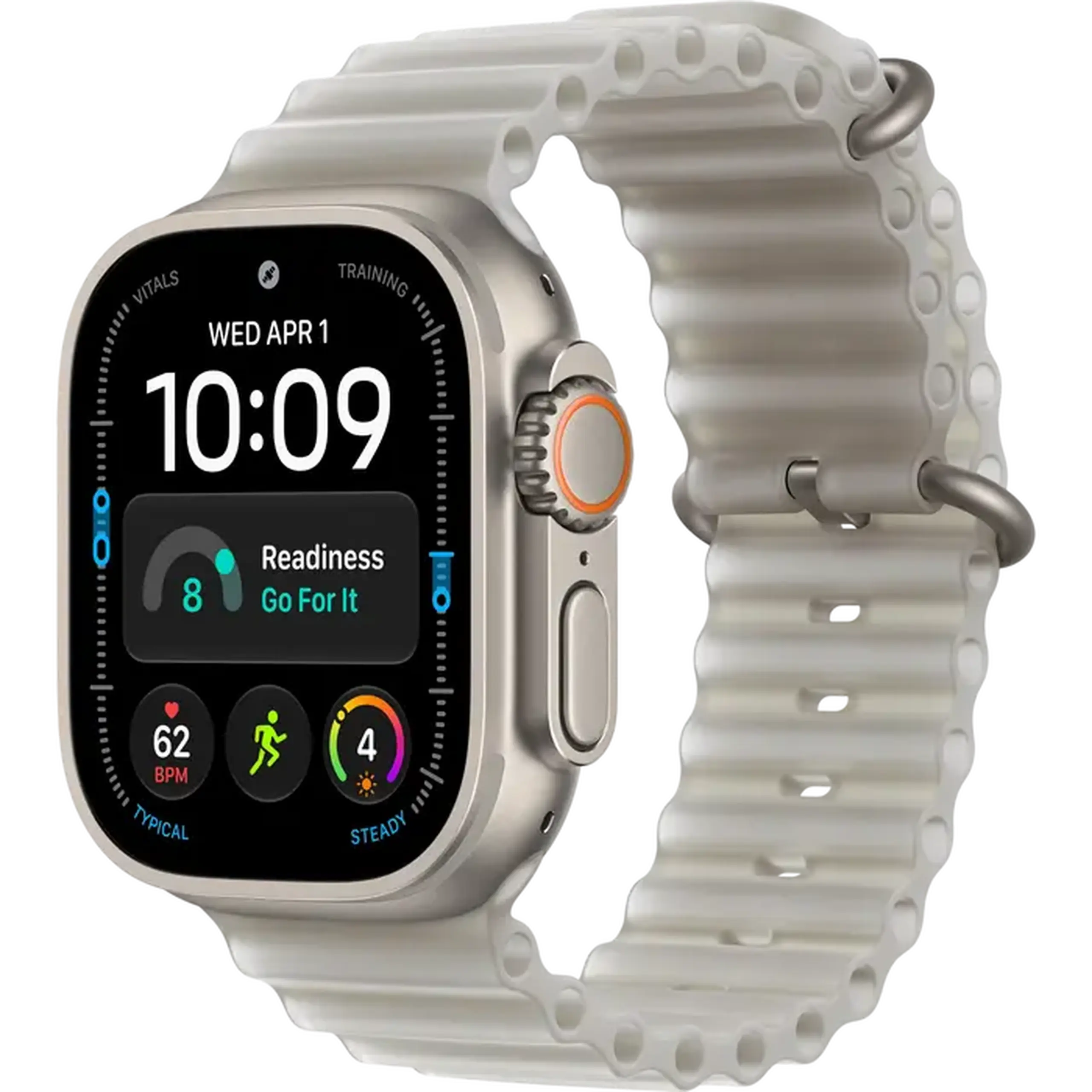 Ceas inteligent Apple Watch 4, 49mm, Translucent Grey
