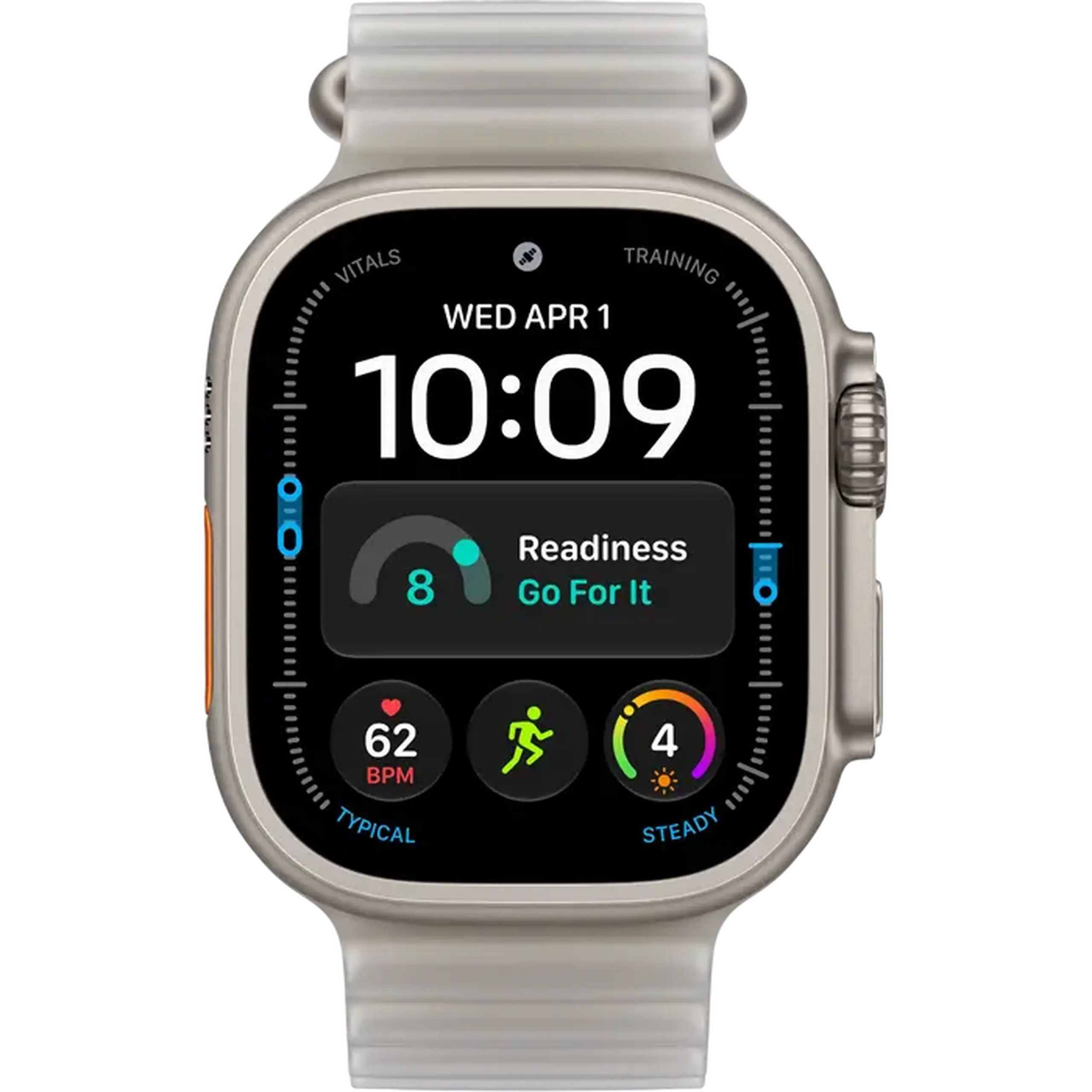 Ceas inteligent Apple Watch 4, 49mm, Translucent Grey