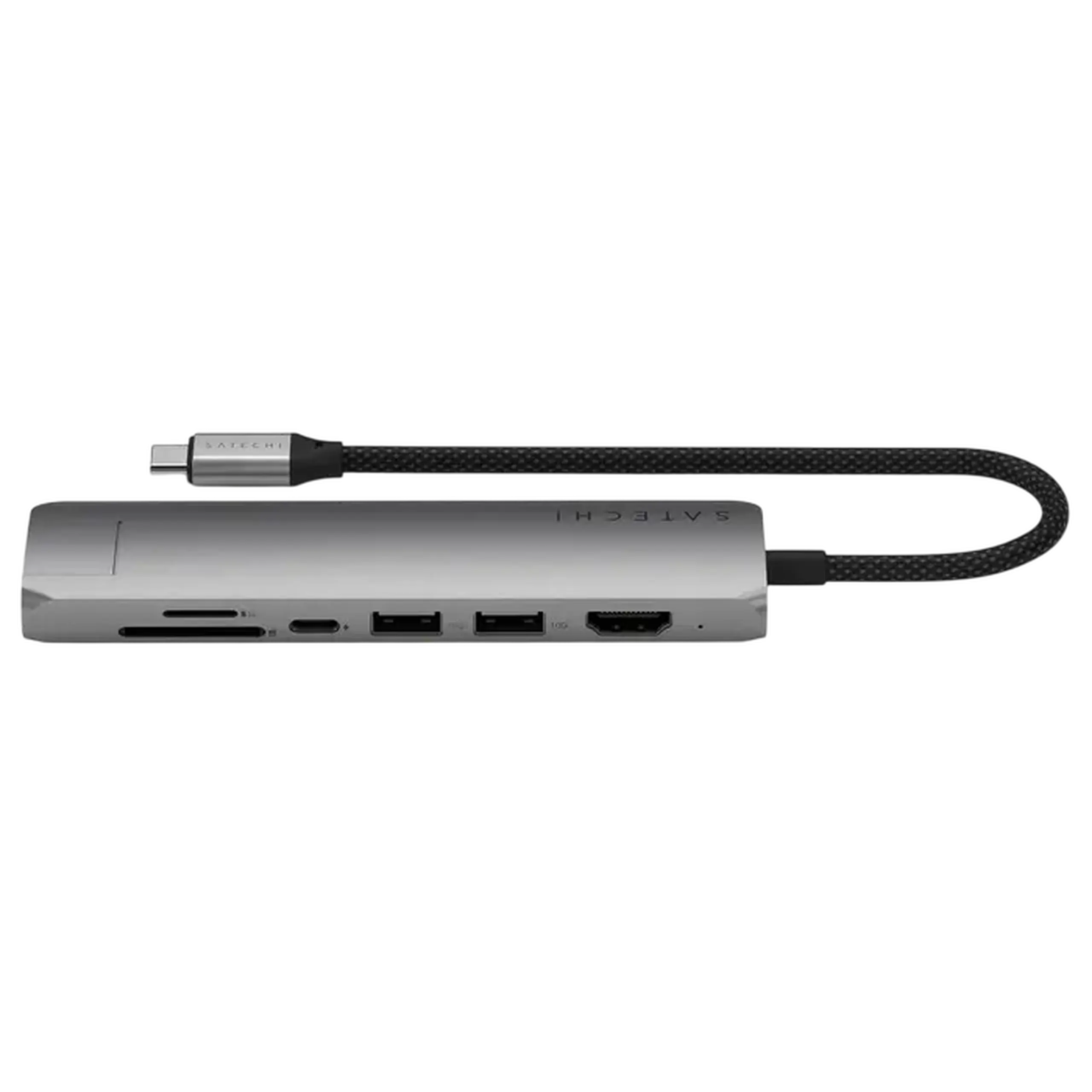 Stație Docking Satechi Slim USB-C, Gri