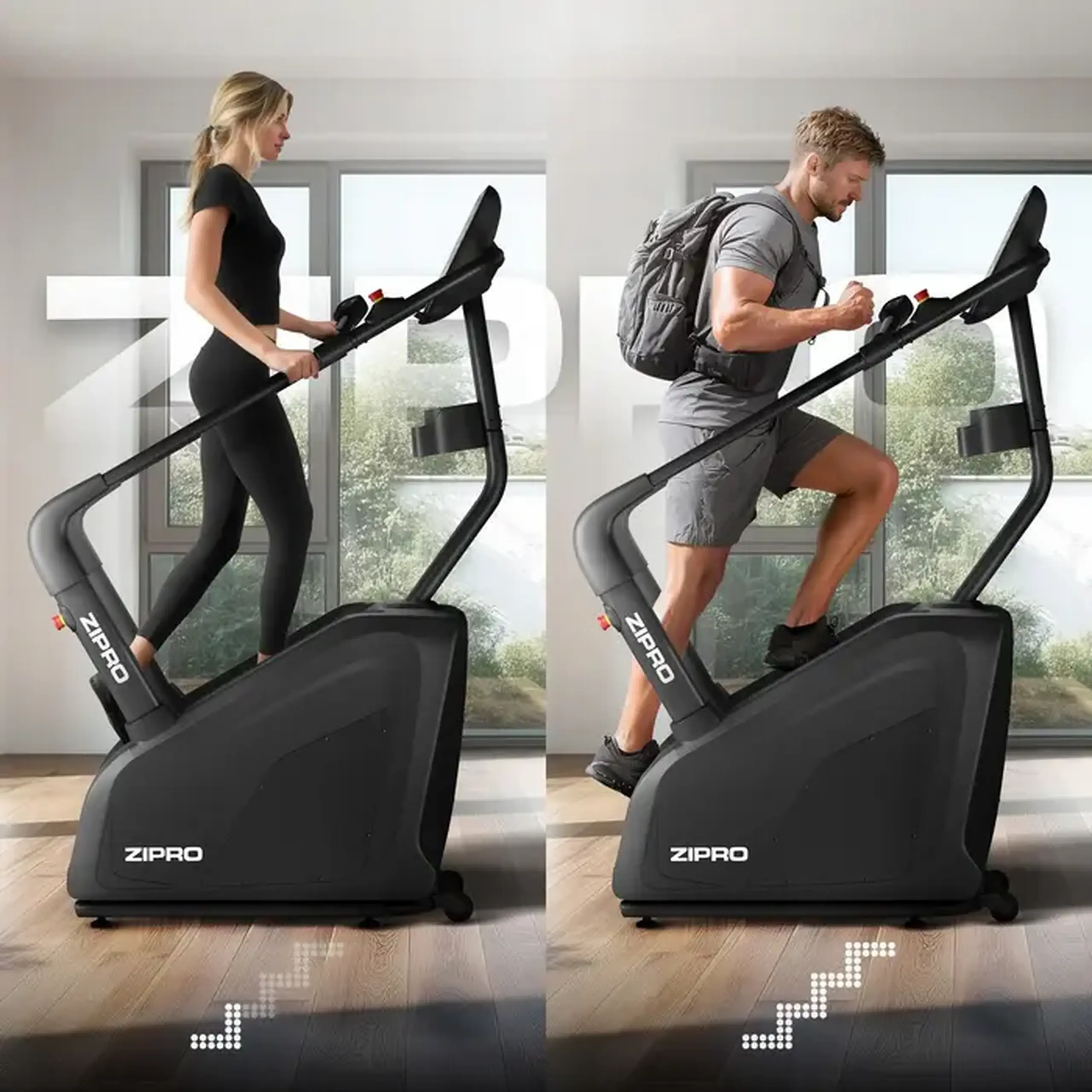 Stepper Zipro Legday, Negru