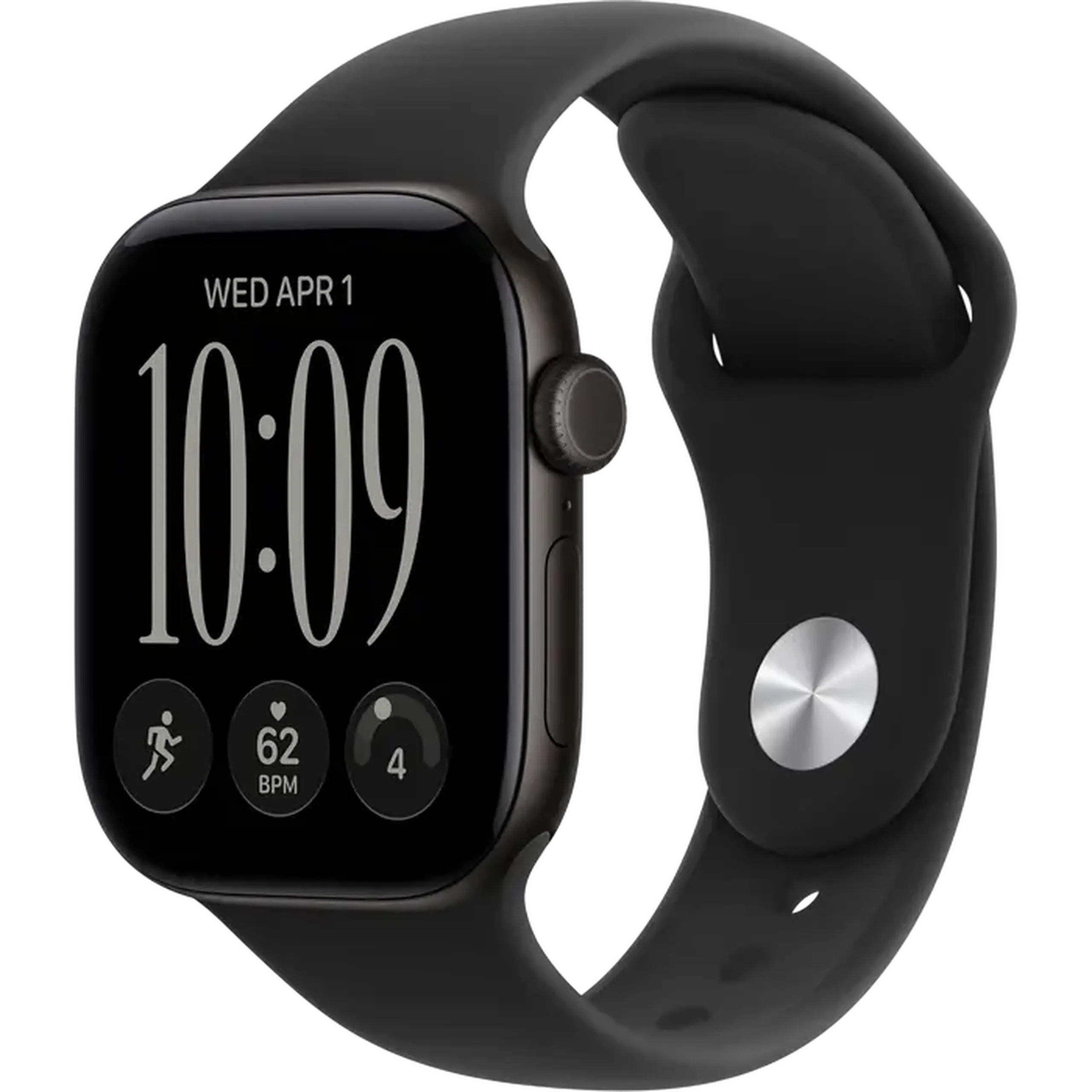 Ceas inteligent Apple Watch Series 12, 42mm, Negru