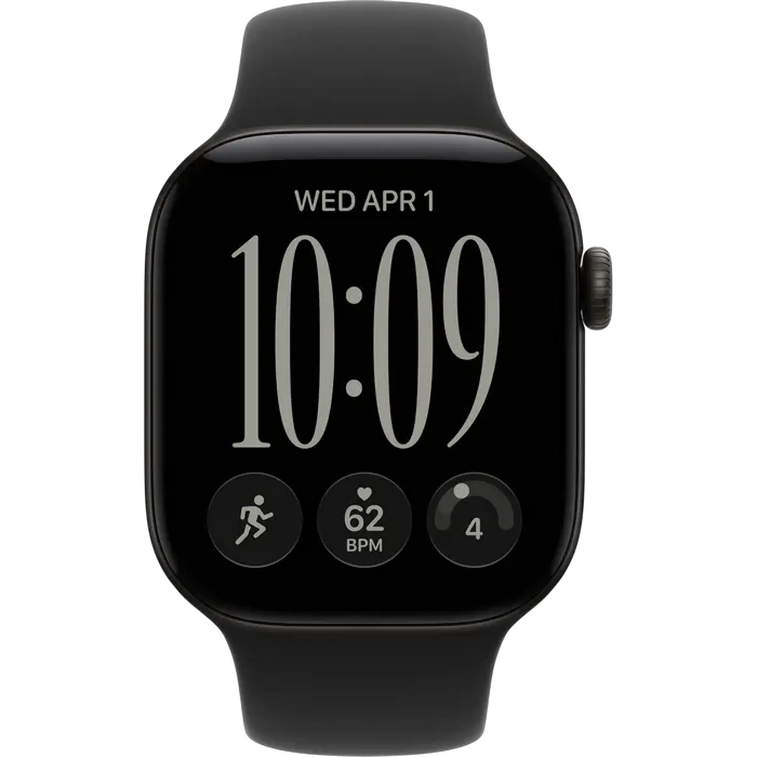 Ceas inteligent Apple Watch Series 12, 42mm, Negru