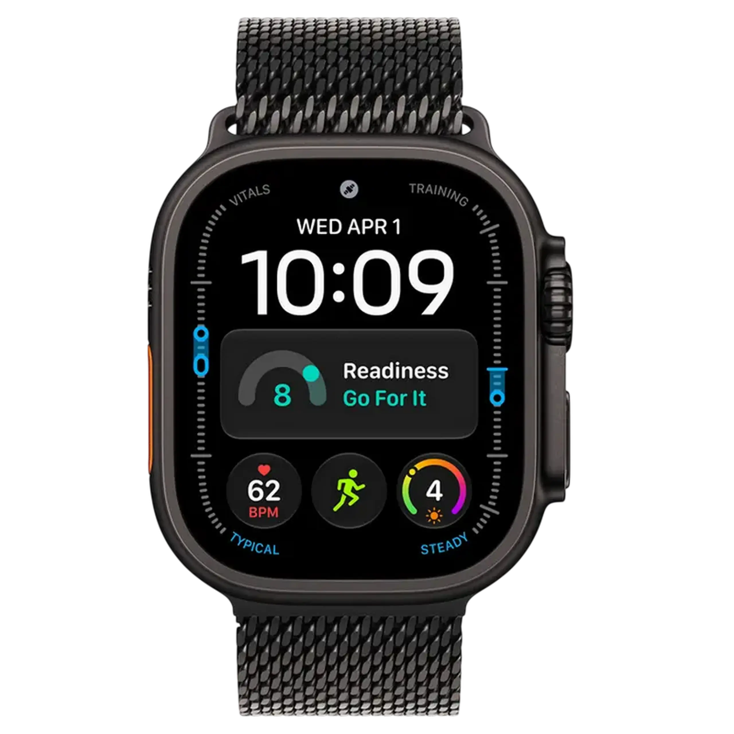 Ceas inteligent Apple Watch 4, 49mm, Negru