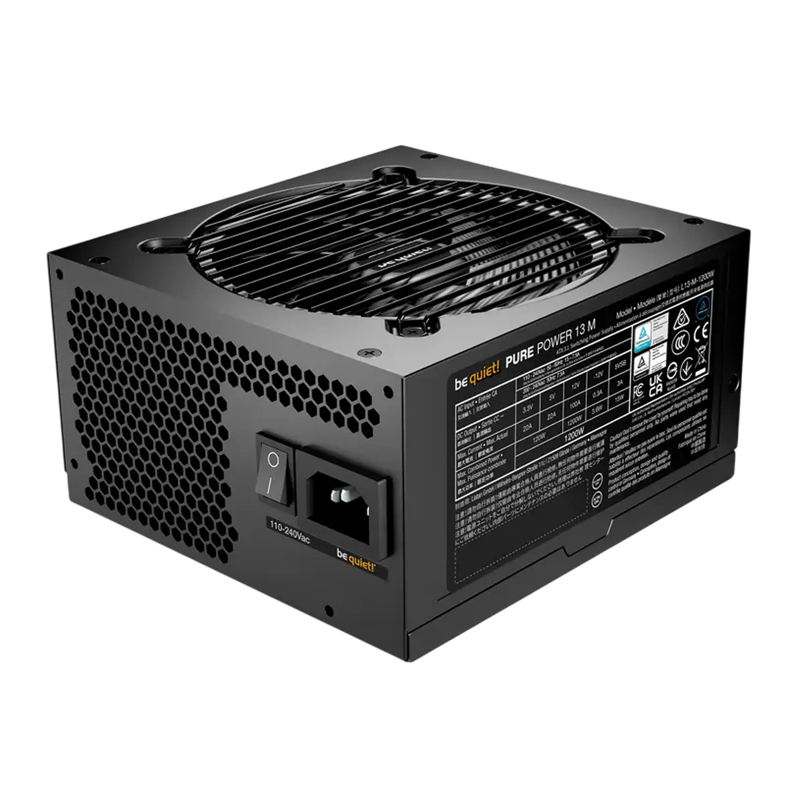 Sursă Alimentare PC be quiet! Pure Power 13 M, 1200W, ATX, Complet modular
