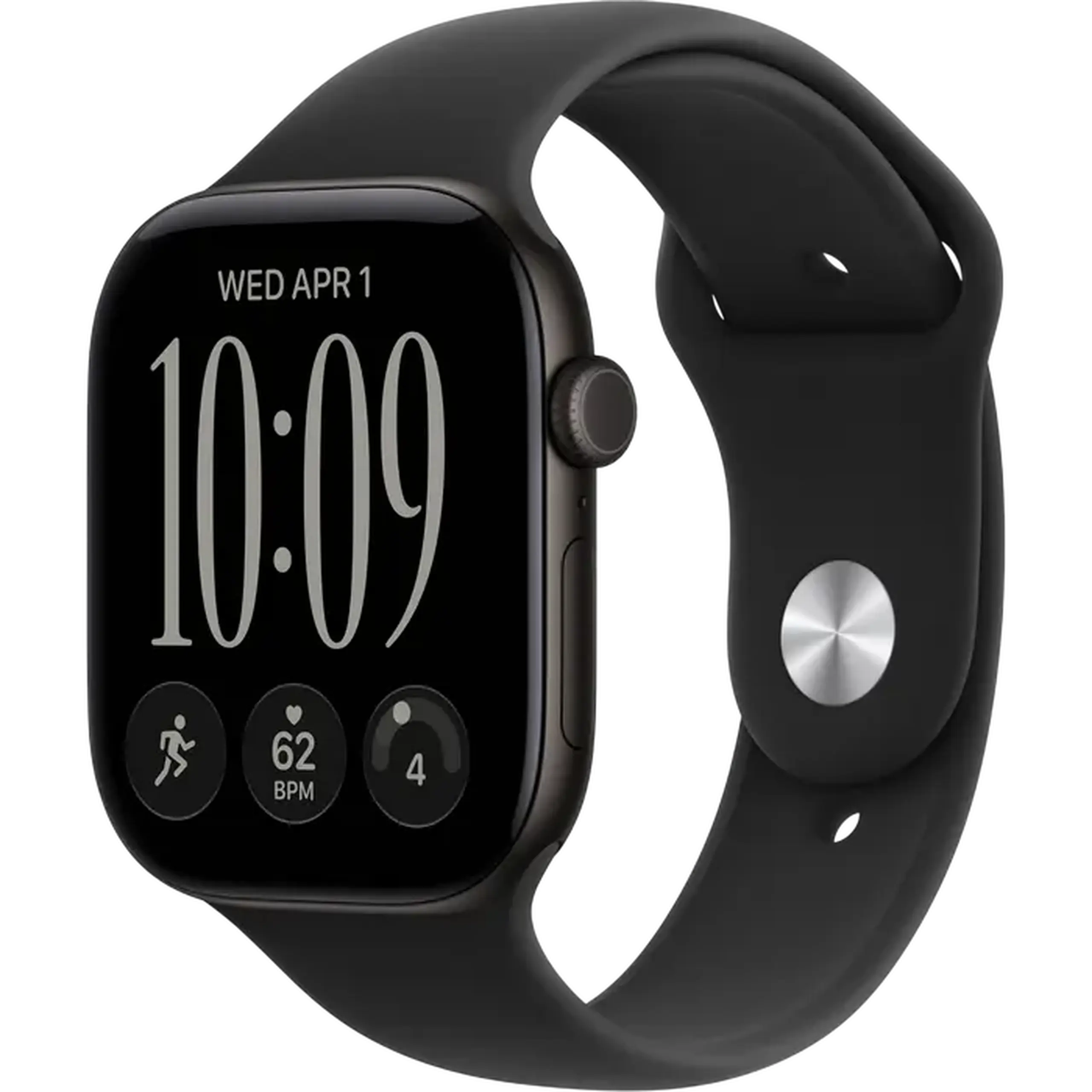 Ceas inteligent Apple Watch Series 12, 46mm, Negru